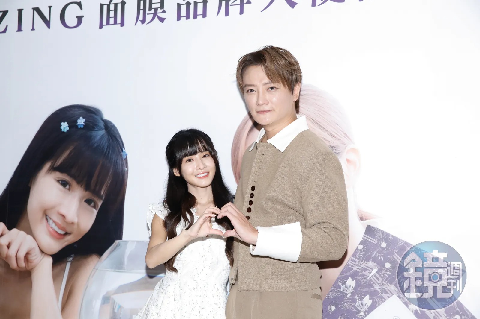 F.I.R飛兒樂團吉他手阿沁（右）的愛妻花花（左），今因持有大麻遭警方帶回問訊。（本刊資料照）