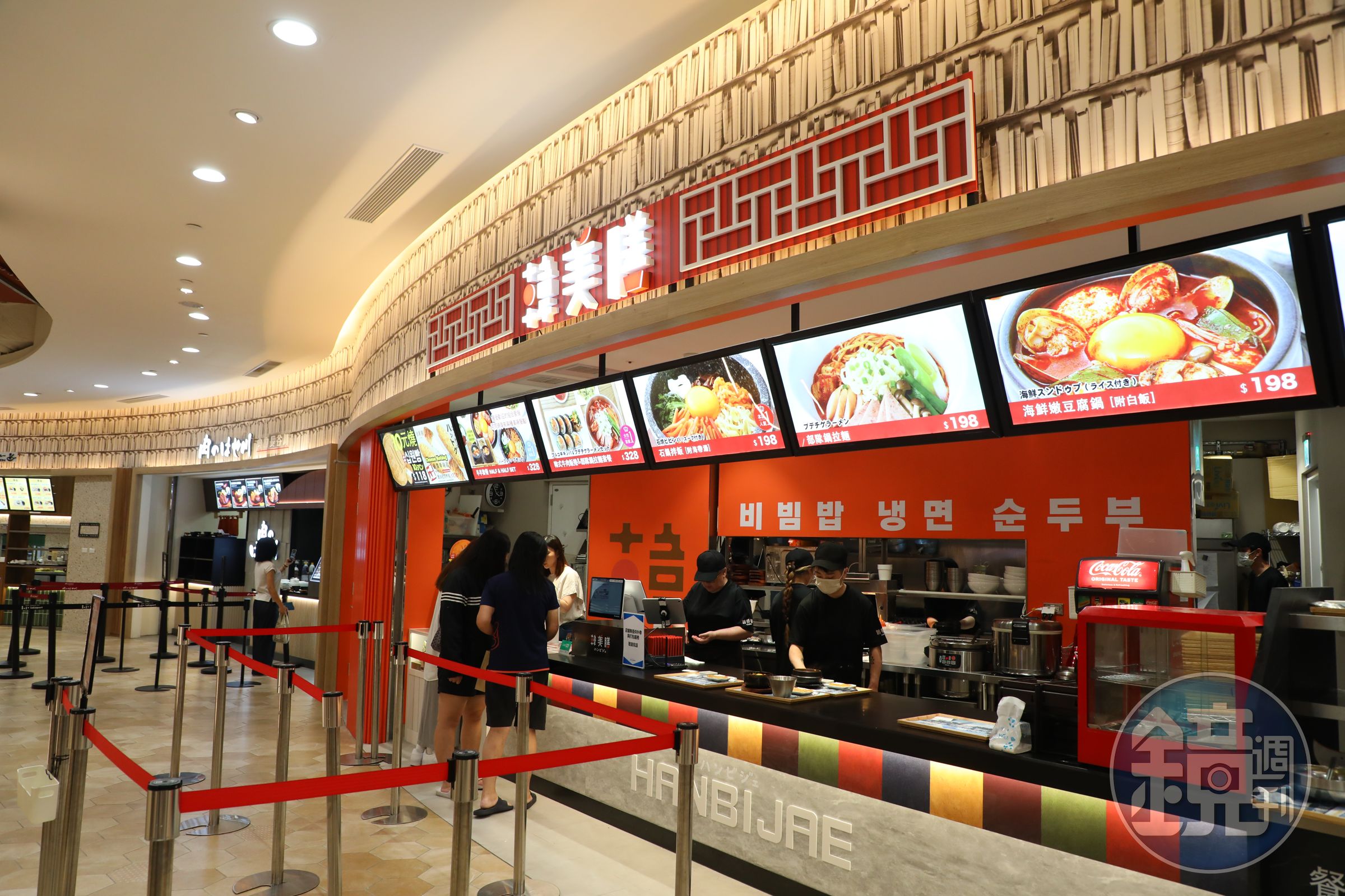 「韓美膳」在日本全境共有44家分店，遍佈成田機場、outlet與百貨，2025年於台灣設立海外第一分店。