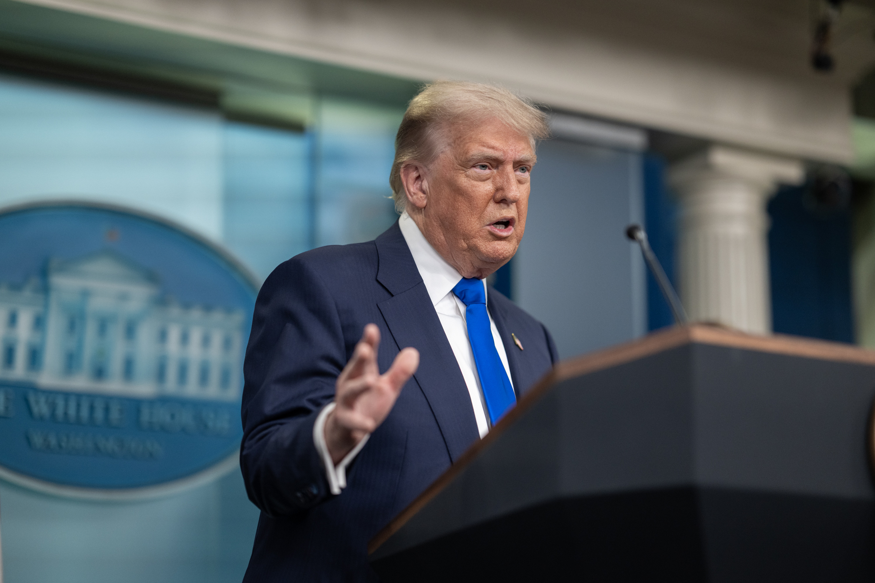 川普的對等關稅政策，全球都在關注。（翻攝The White House flickr）