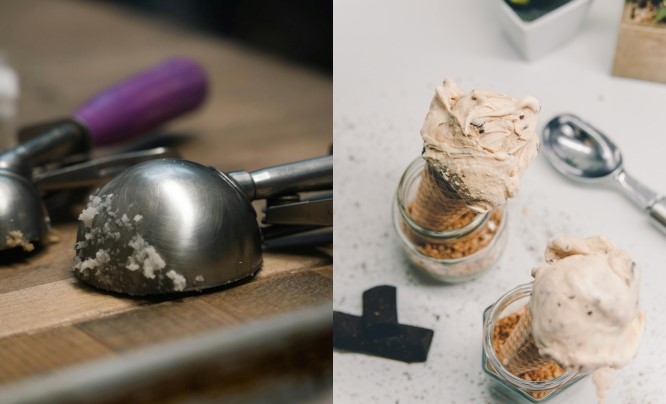 網友在Threads分享冰淇淋勺使用前需搖動的冷知識，引發熱議。（示意圖／pexels）