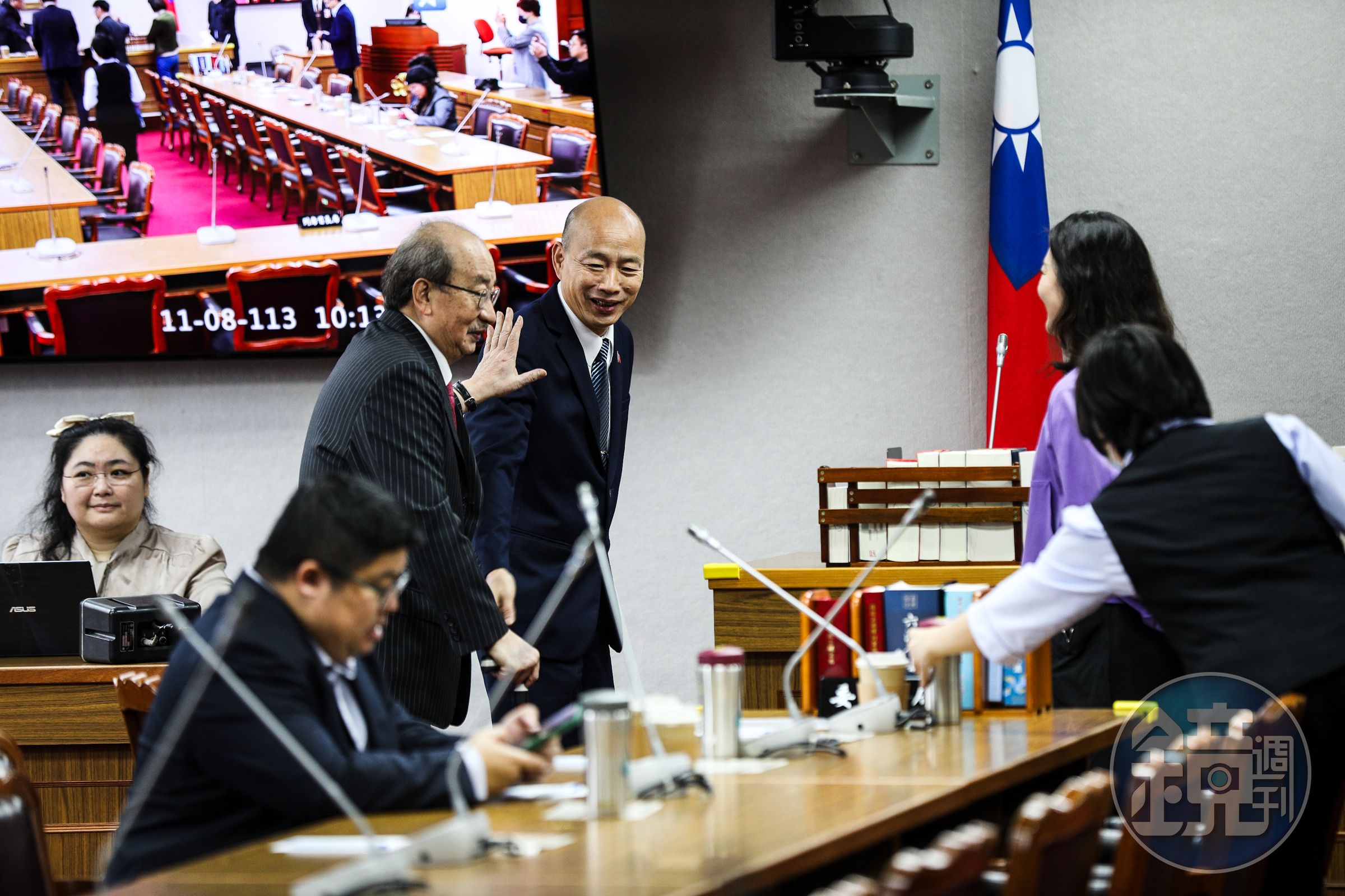 韓國瑜今主持朝野協商後,確定在3點共識下,將總預算案列入議程。