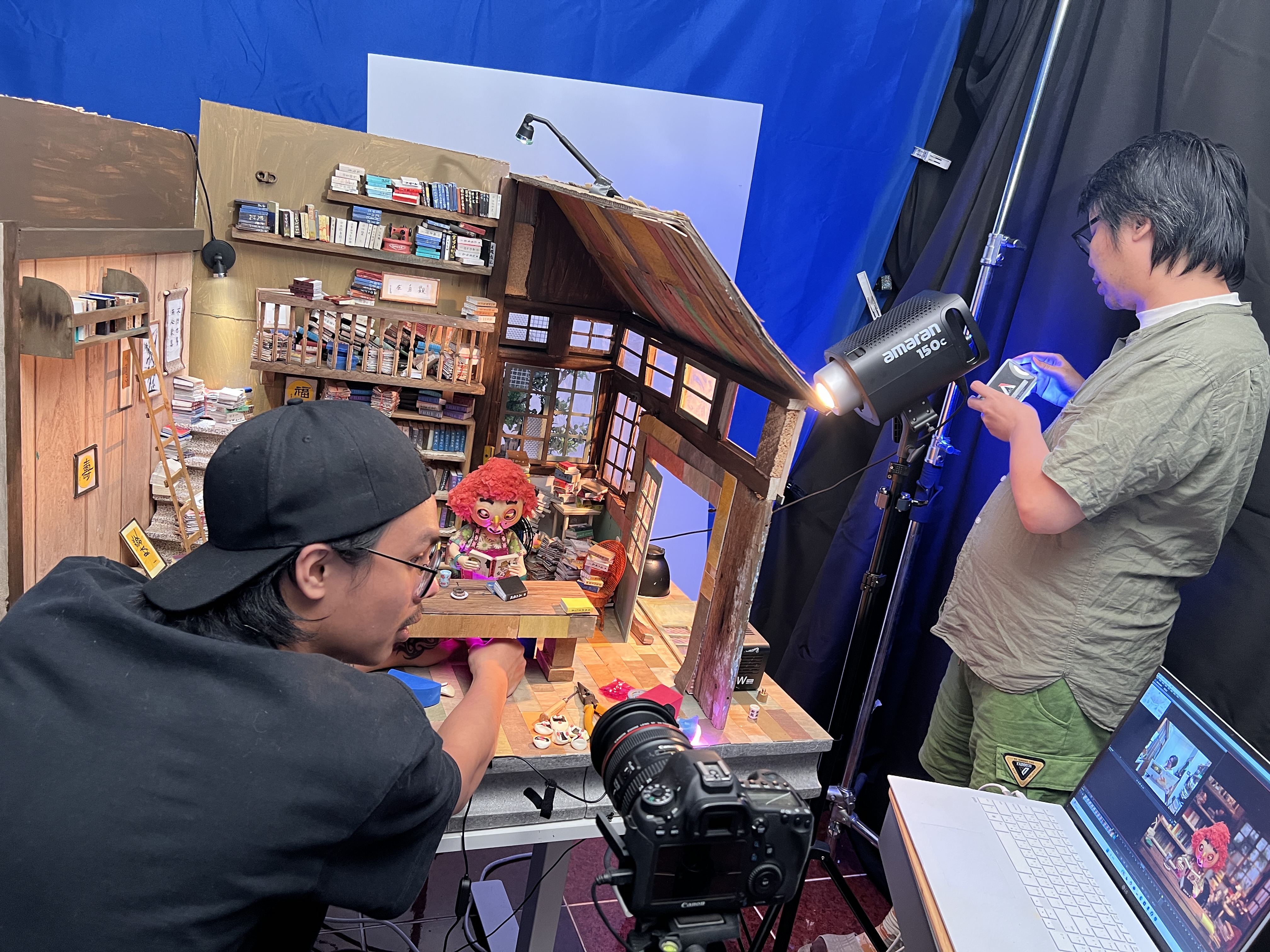 製作團隊打造六個攝影棚,其中用於拍攝立體場景的有五個。 (小公視提供)