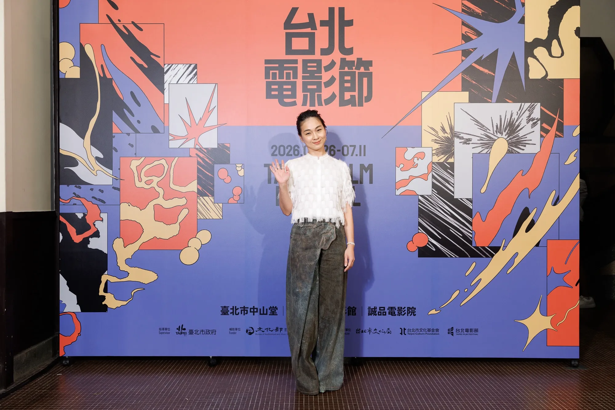 陳雪甄電視電影《鯽魚》飾演道姑，以台語台詞演出，還要加上起乩、作法、觀落陰，可以說一心多用。（台北電影節提供）