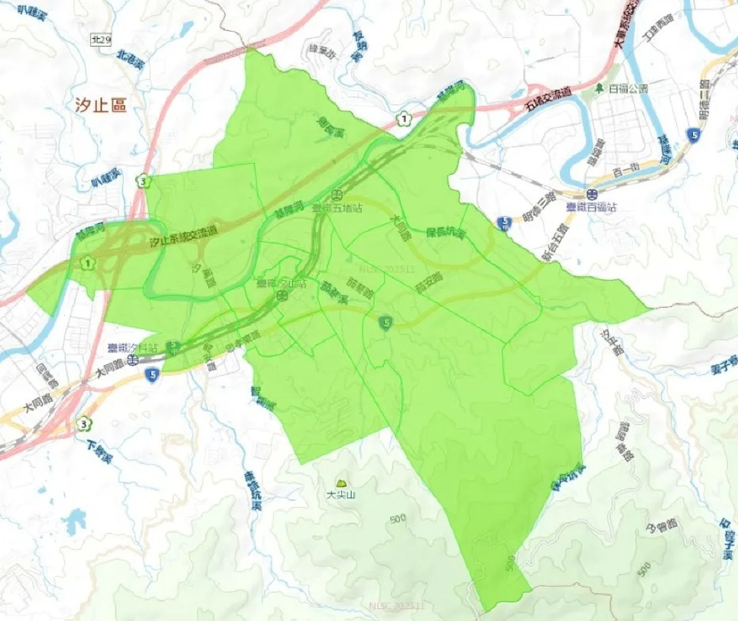台水曝光受影響縣市地區。（翻攝自台灣自來水公司第一區管理處）