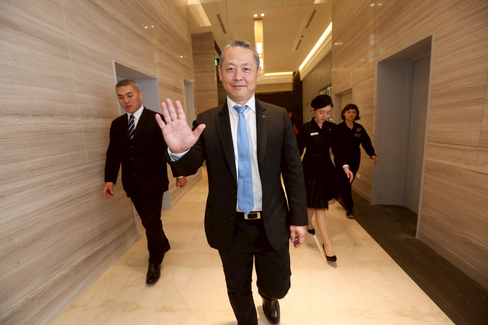 面對北車招標一案,儘管零售、百貨到日本鐵路龍頭均表態,但廖鎮漢也釋出勢在必得的姿態。