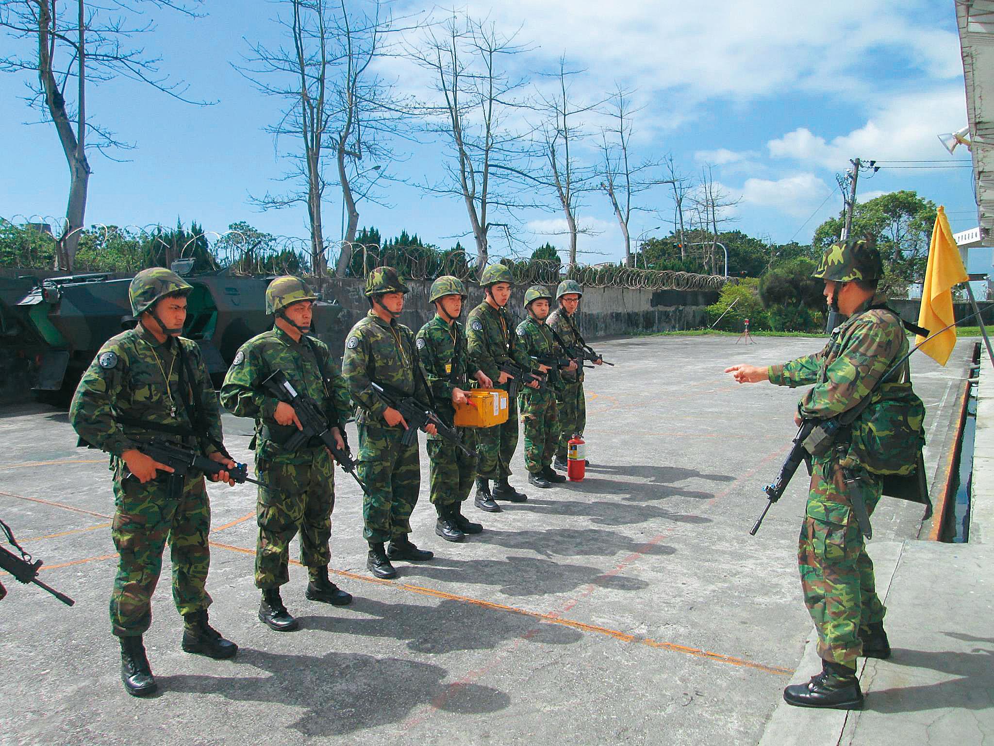 賀田山分隊地處偏遠，勤務比其他單位相對單純、輕鬆。圖非當事分隊。（翻攝中華民國空軍臉書）
