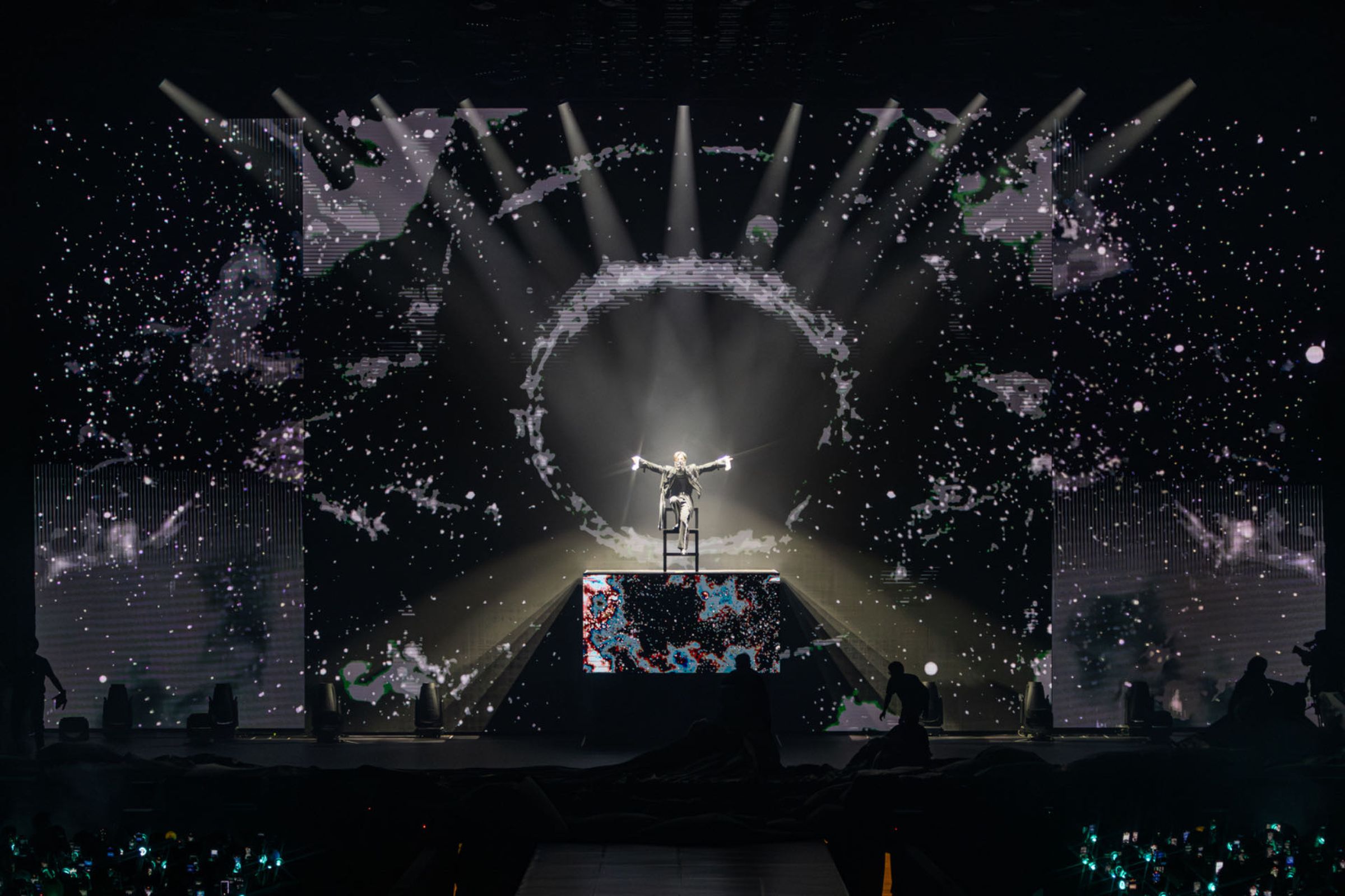 SHINee成員泰民今(14日)在林口體育館首次在台舉辦個人演唱會。(iMe TW提供)