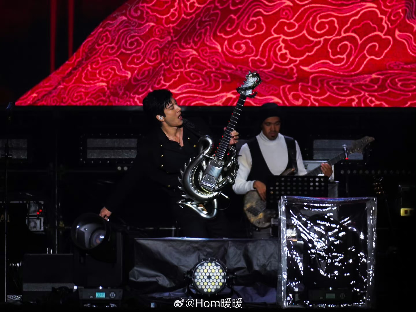 王力宏重返大陸南昌開唱。（翻攝自微博）