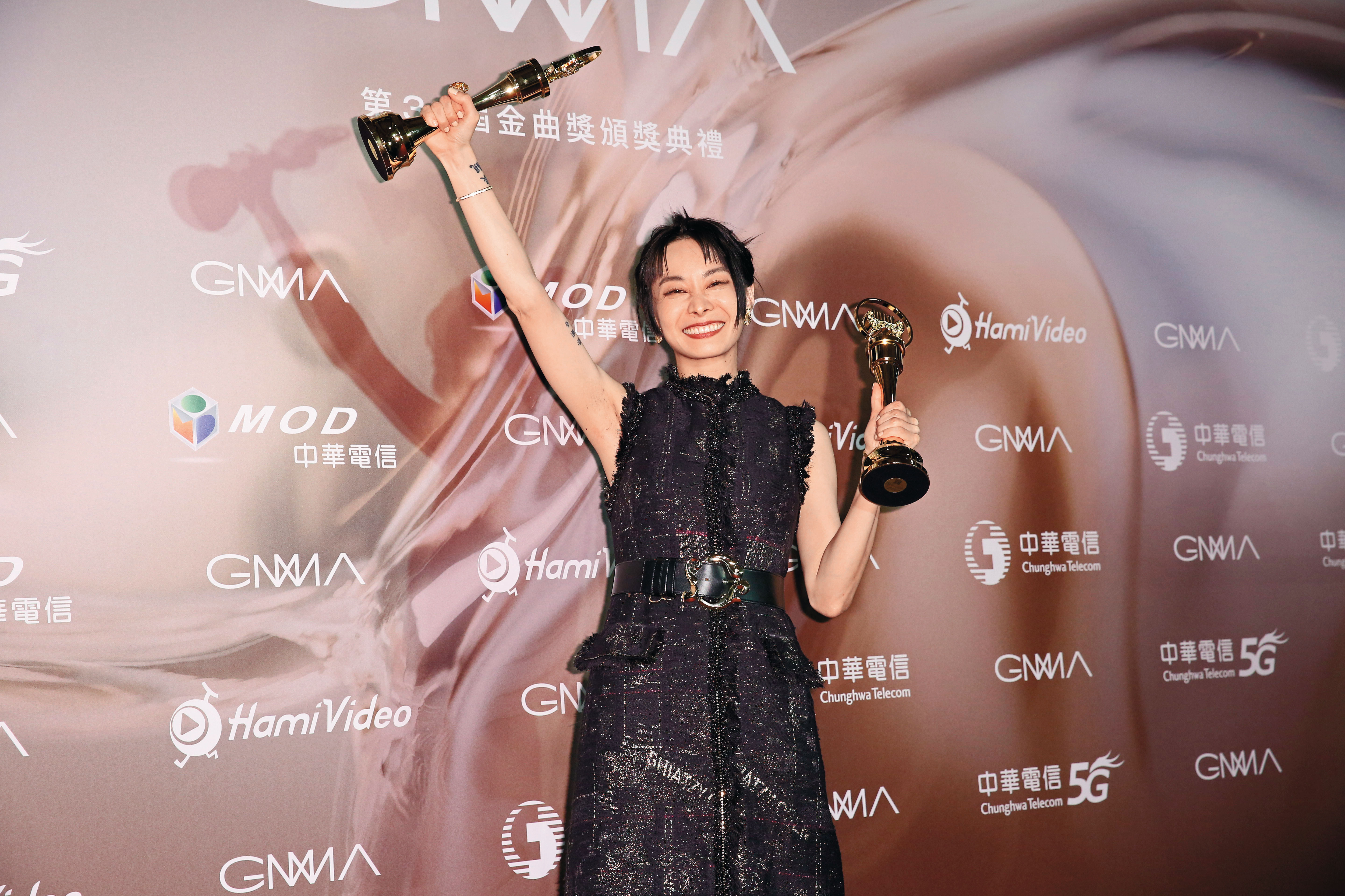 鄭宜農獲得2023年金曲獎最佳台語專輯、最佳女歌手。（林弘斌攝）