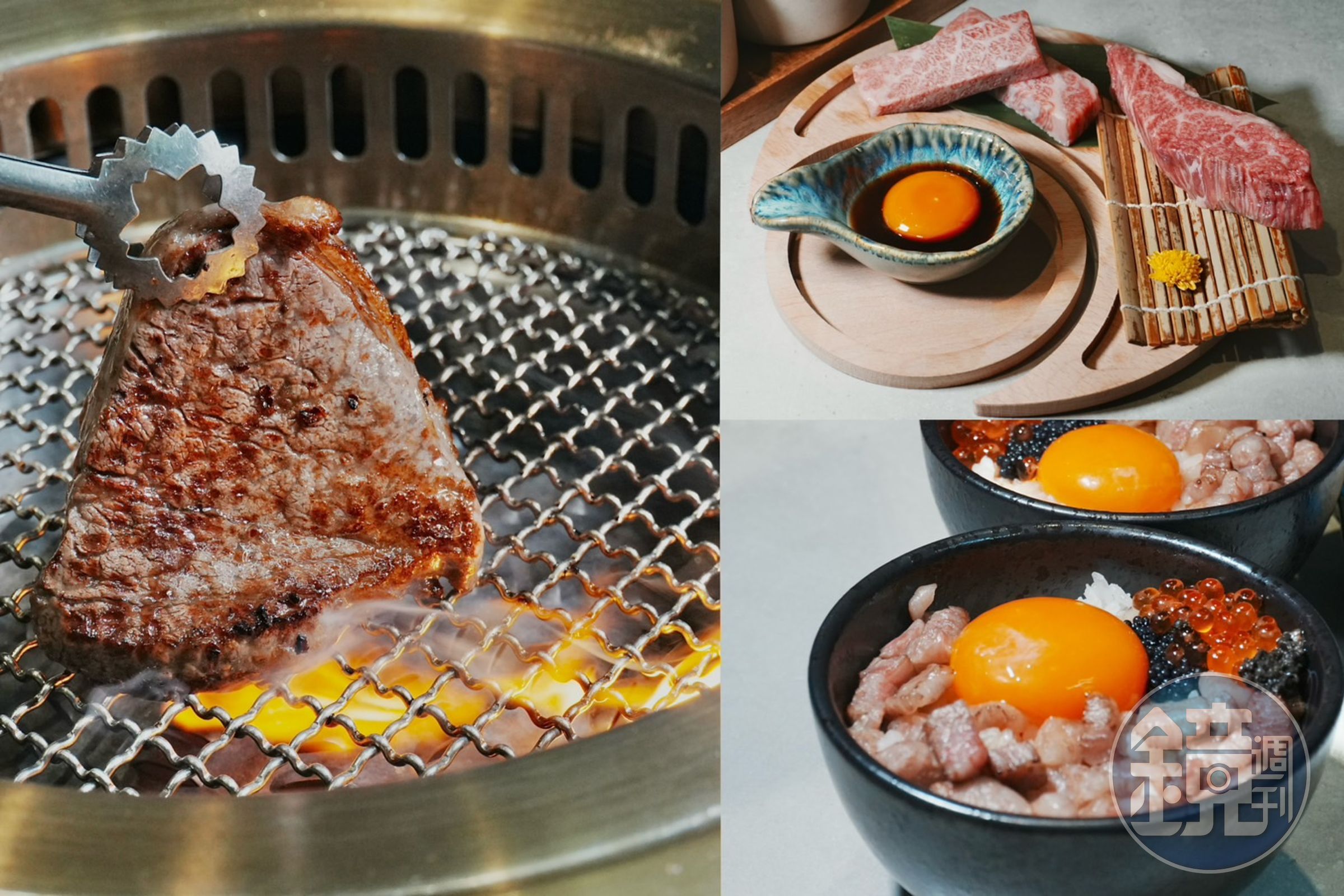 桃園和牛燒肉專門店「純水燒肉やきにく」，於中秋月祭出不同等級的月見組合套餐。