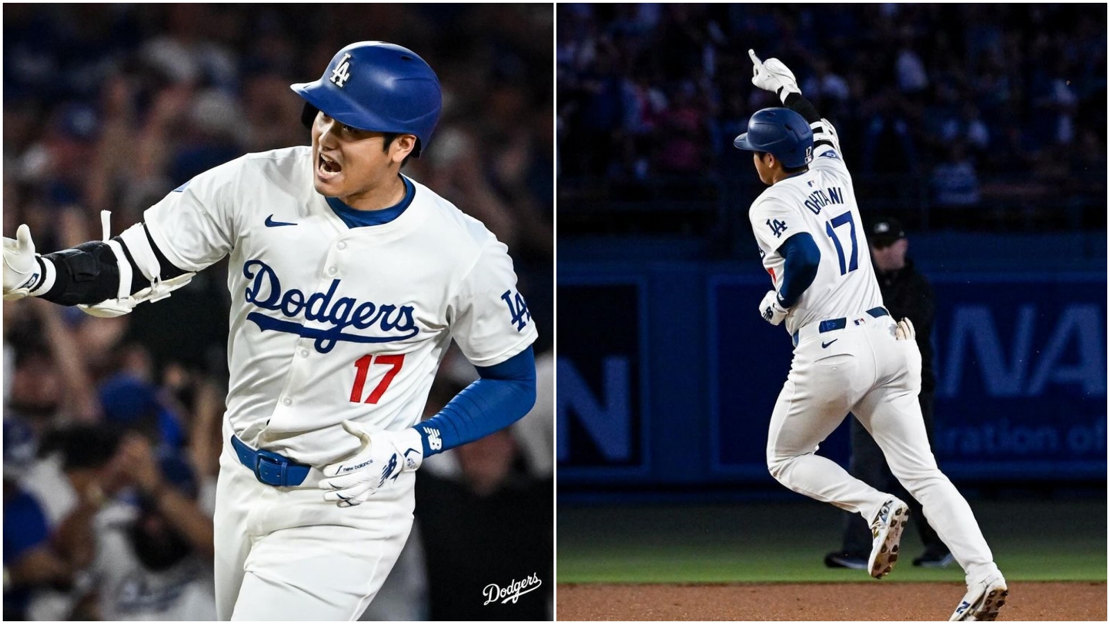 大谷翔平再創新紀錄，更劍指史無前例的單季50轟50盜。（翻攝自IG@dodgers）