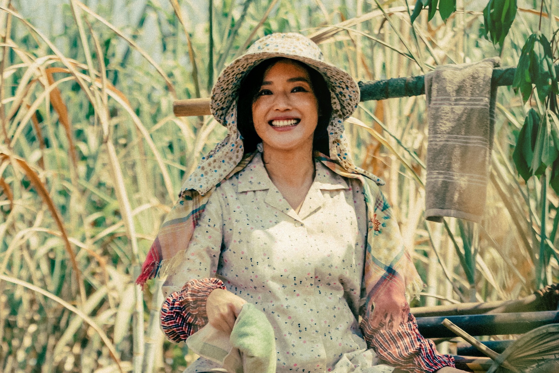 舒淇在《尋她》飾演愛女就離奇失蹤的農村婦女，開心不用減肥。（采昌國際多媒體提供）