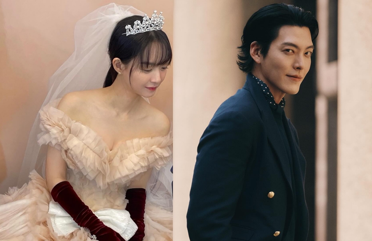 金宇彬昨（20日）宣布婚訊，傳另一半申敏兒已有身孕，遭經紀公司否認。（翻攝金宇彬、申敏兒IG）