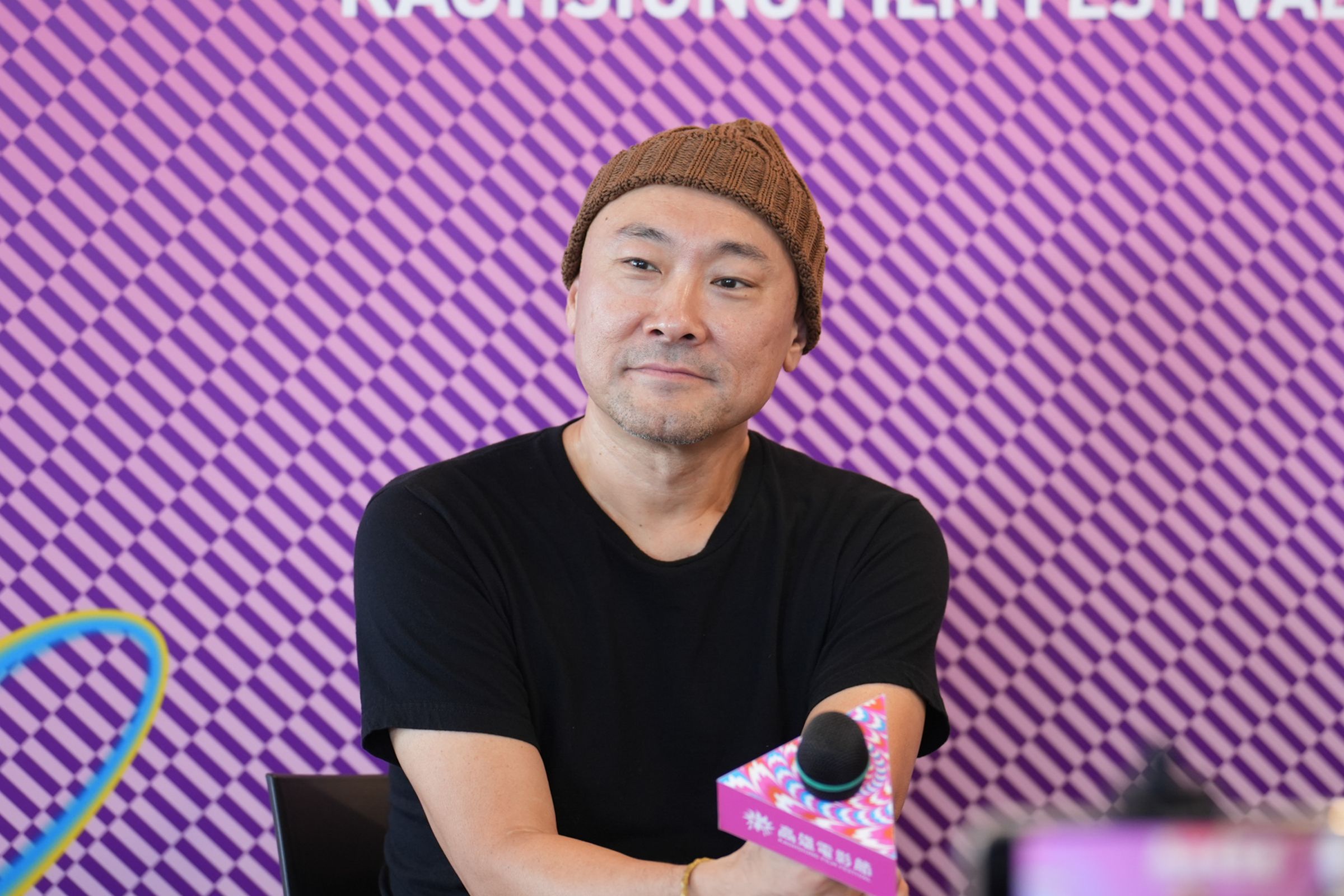 內田英治睽違六年來台，透露此行也見了不少台灣演員。（高雄電影節提供）