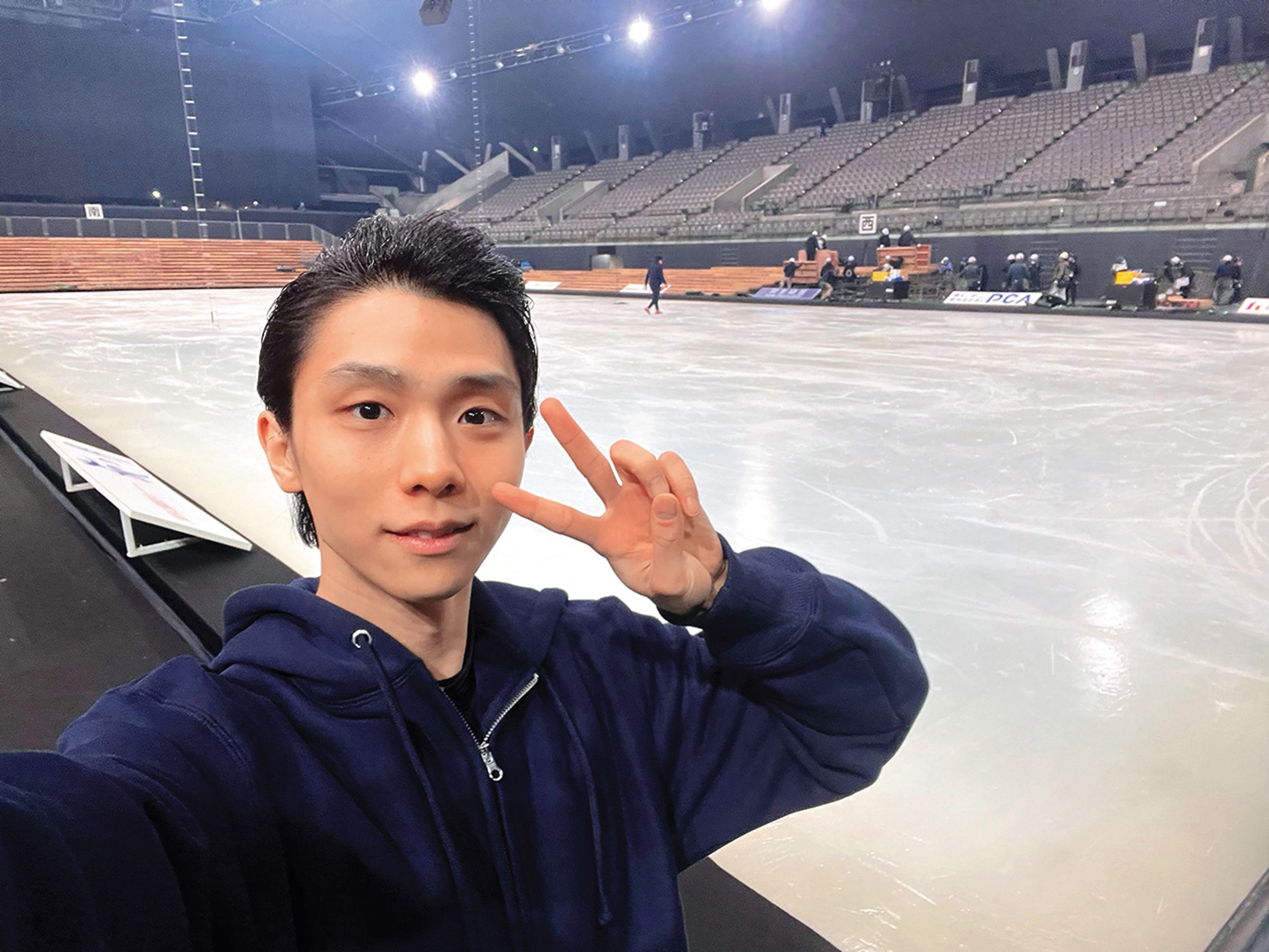 羽生結弦被爆因不想被關注婚姻而與老婆假離婚。(翻攝自羽生結弦Staff x)