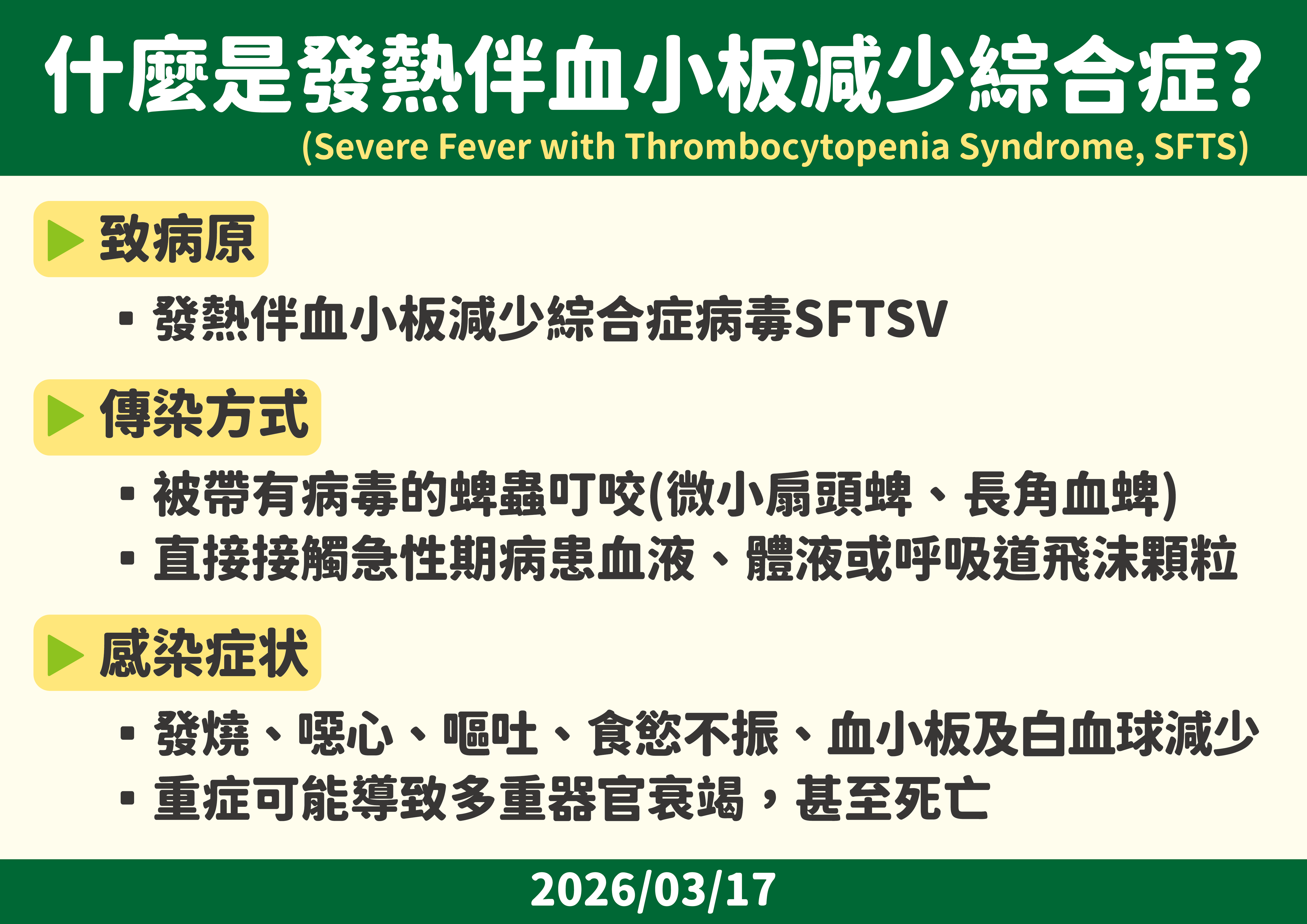 疾管署說明SFTS。（疾管署提供）
