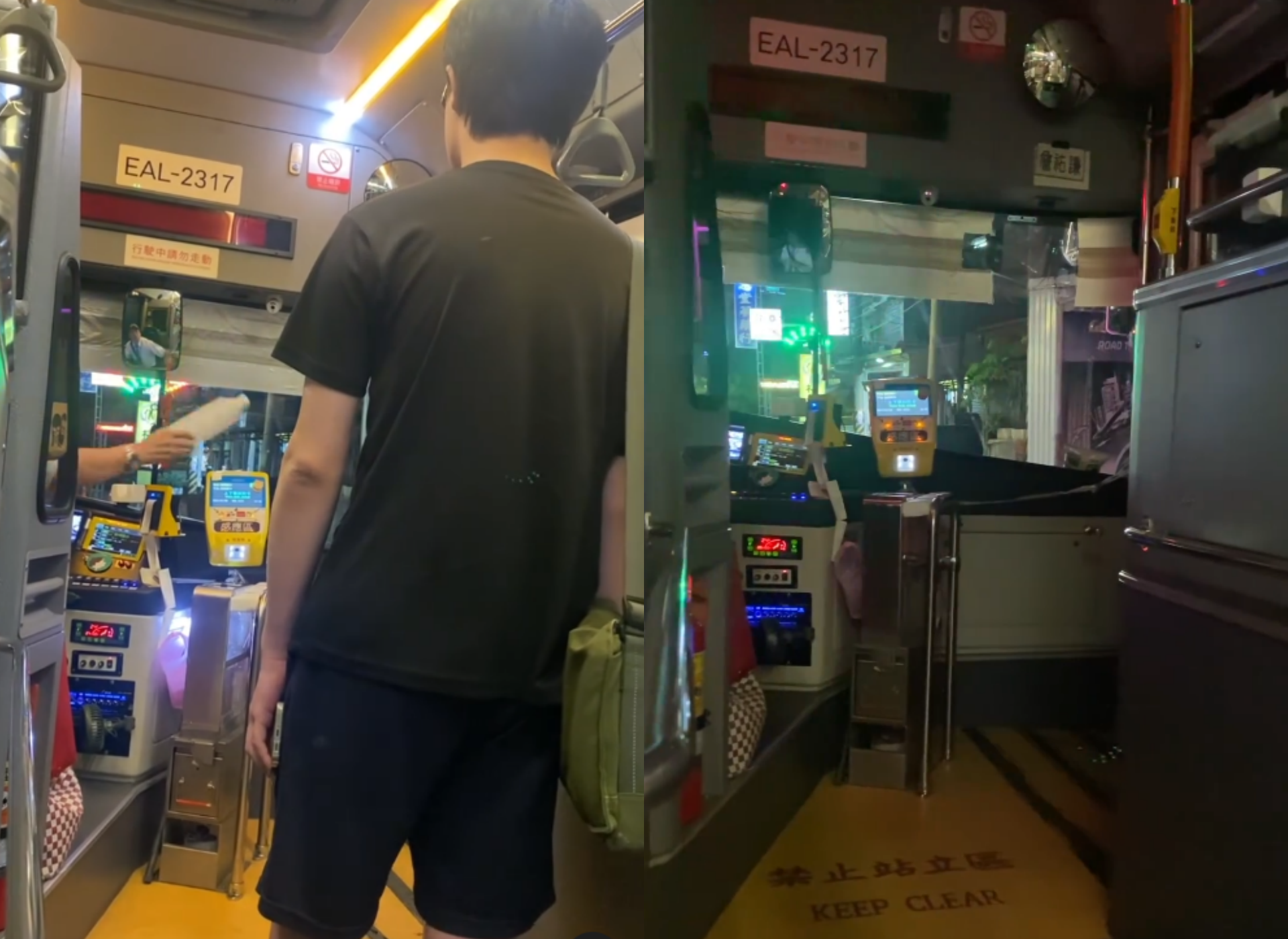 台南一名學生昨日搭乘藍幹線公車,因提前起身準備下車而遭到公車司機飆罵10分鐘。(翻攝自threads)