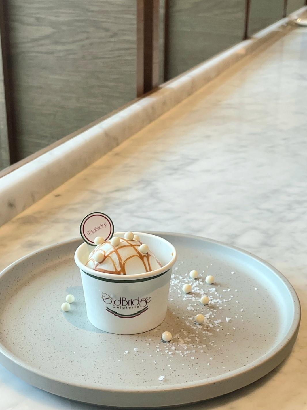 Old Bridge Gelateria清新海鹽焦糖Gelato。(Jo Malone London提供)
