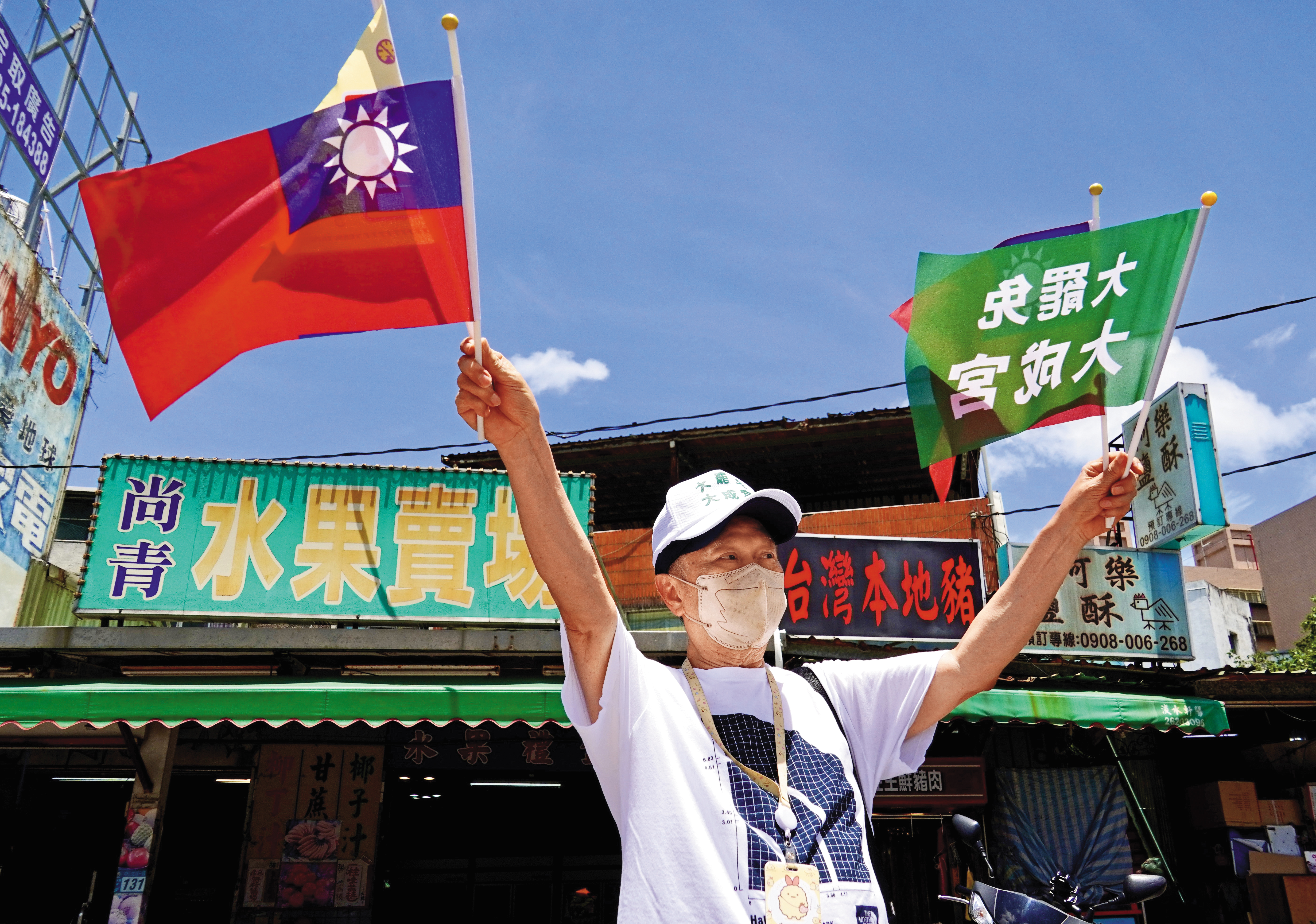 反共護台聯盟舉辦的護國大遶境行動，在全國各地都有熱情民眾響應。