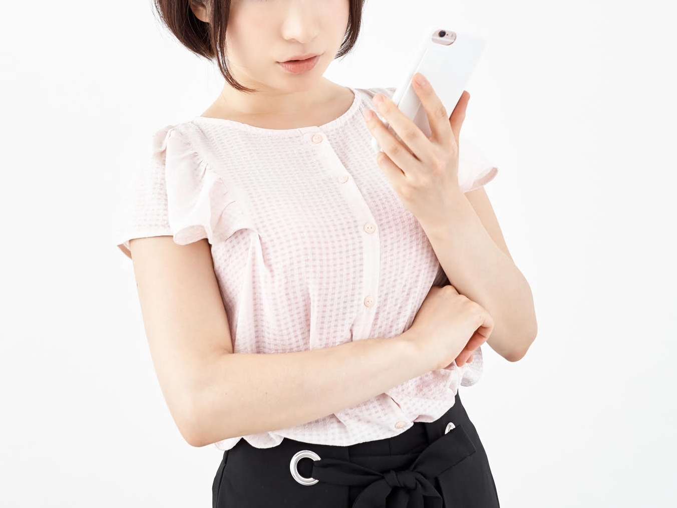 一名女網友因擅自要設定臉部辨識解鎖男友手機,被對方痛批侵犯隱私。(示意圖,photoAC)