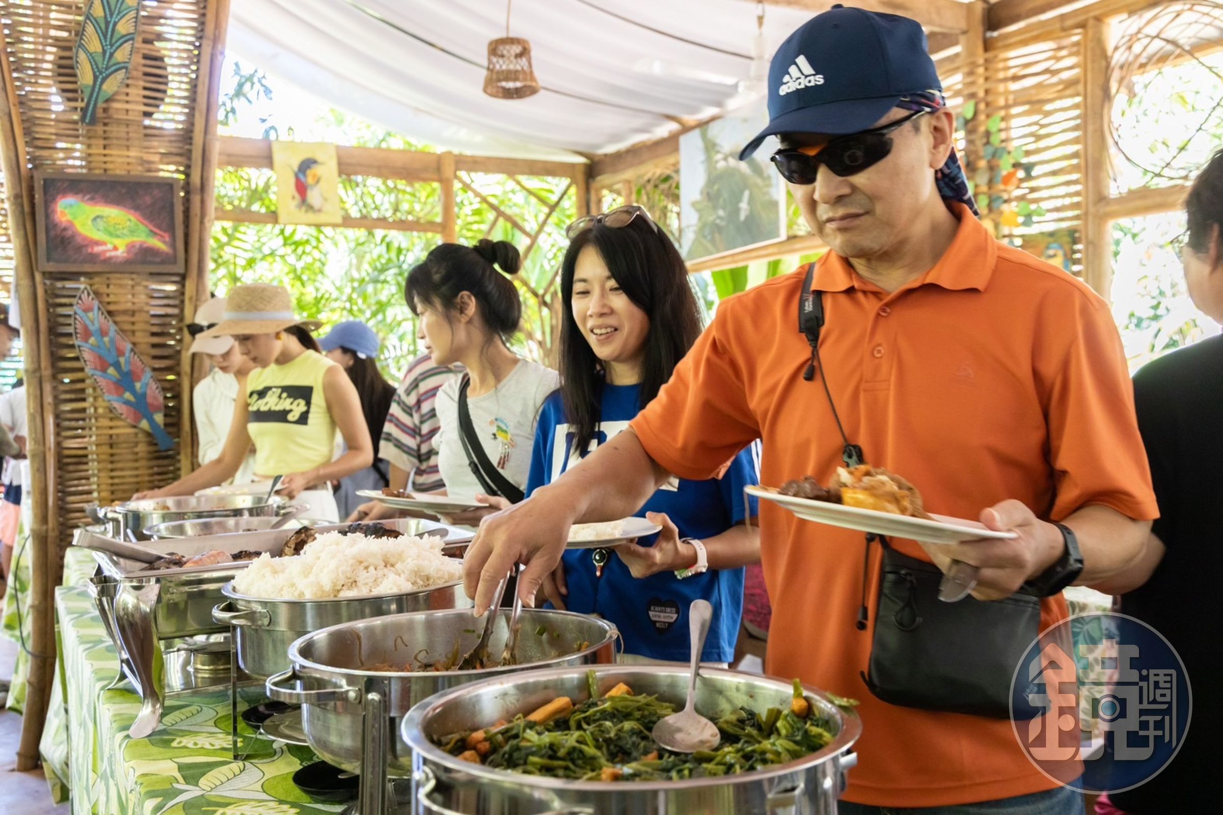 當地特色強烈的Cacaoyan  Forest Park  Restaurant，不僅吸引觀光客，也有不少菲律賓本地遊客特地前來。