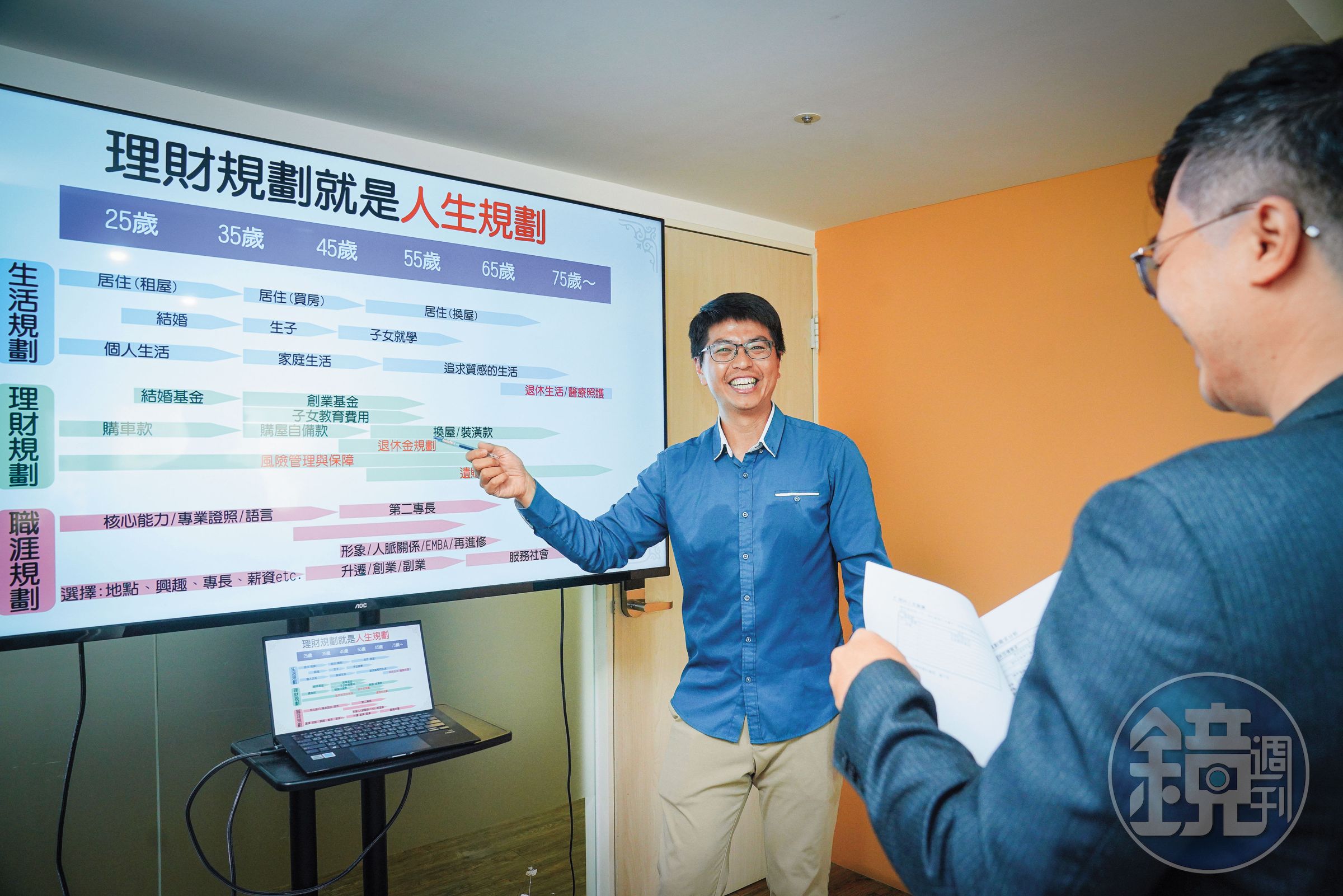 洪哲茗採取4411配置策略，手動再平衡，他不求大贏，每年保守拿下剛剛好的7％報酬。