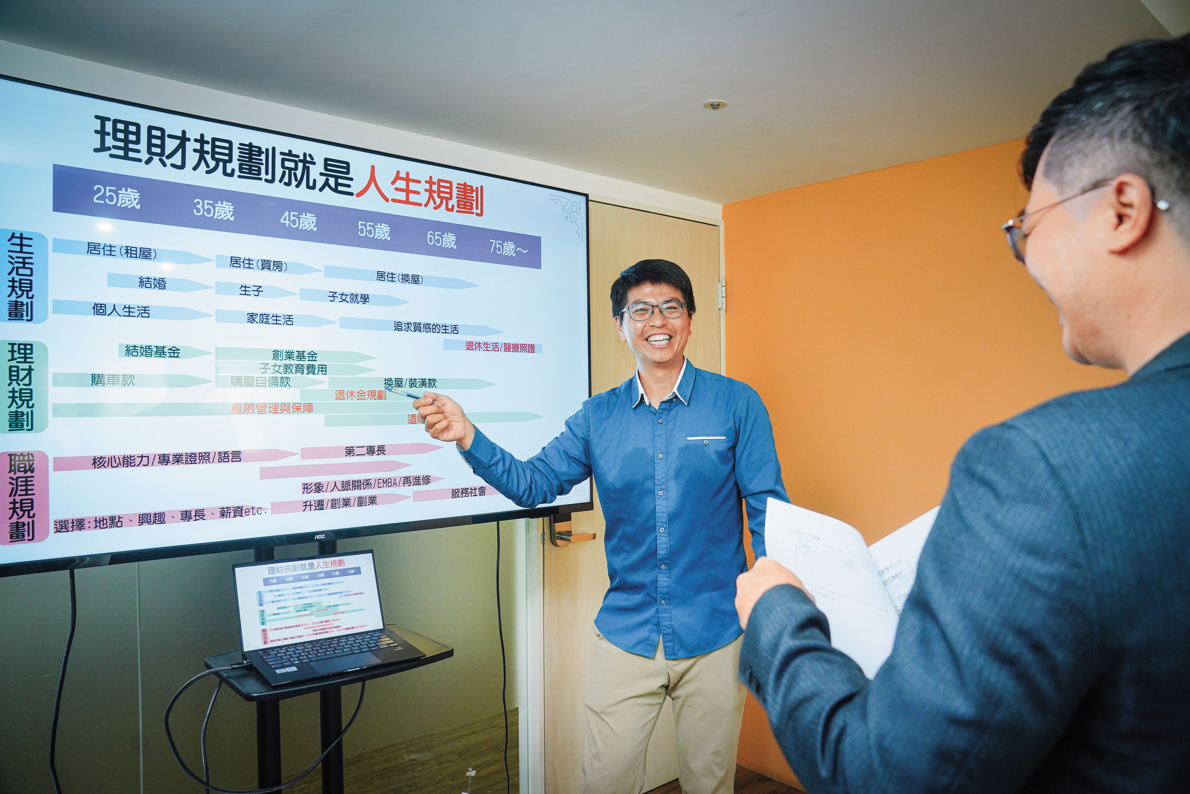 洪哲茗採取4411配置策略，手動再平衡，他不求大贏，每年保守拿下剛剛好的7％報酬。