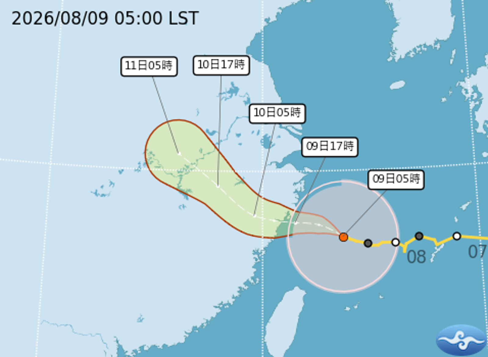 白海豚颱風發威!「今影響最劇」12縣市豪大雨特報 最快明晨解海警