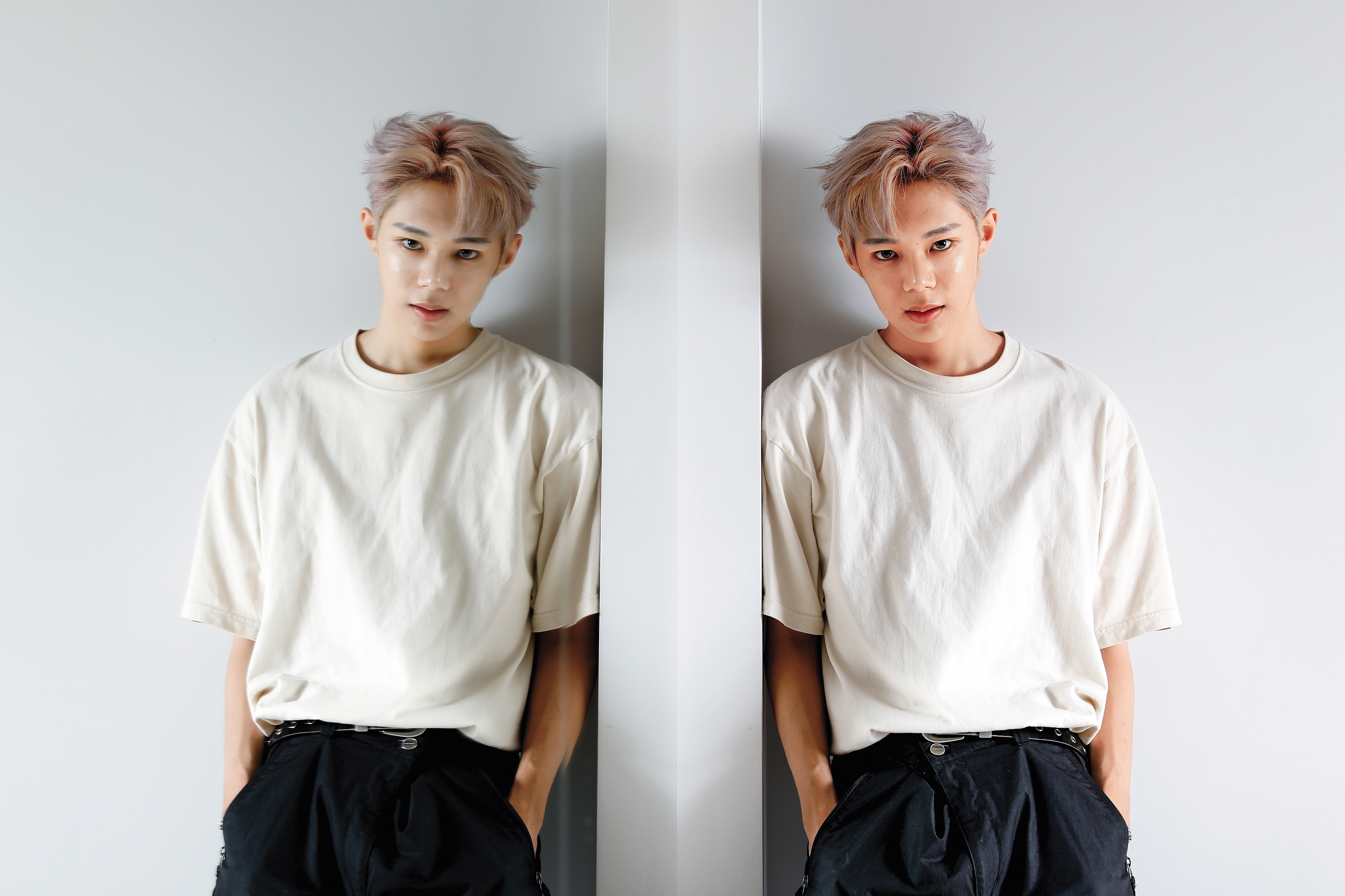 Alex身為這次節目開場舞C位，高中時接連被韓國兩大經紀公司SM跟HYBE挖掘擔任練習生。