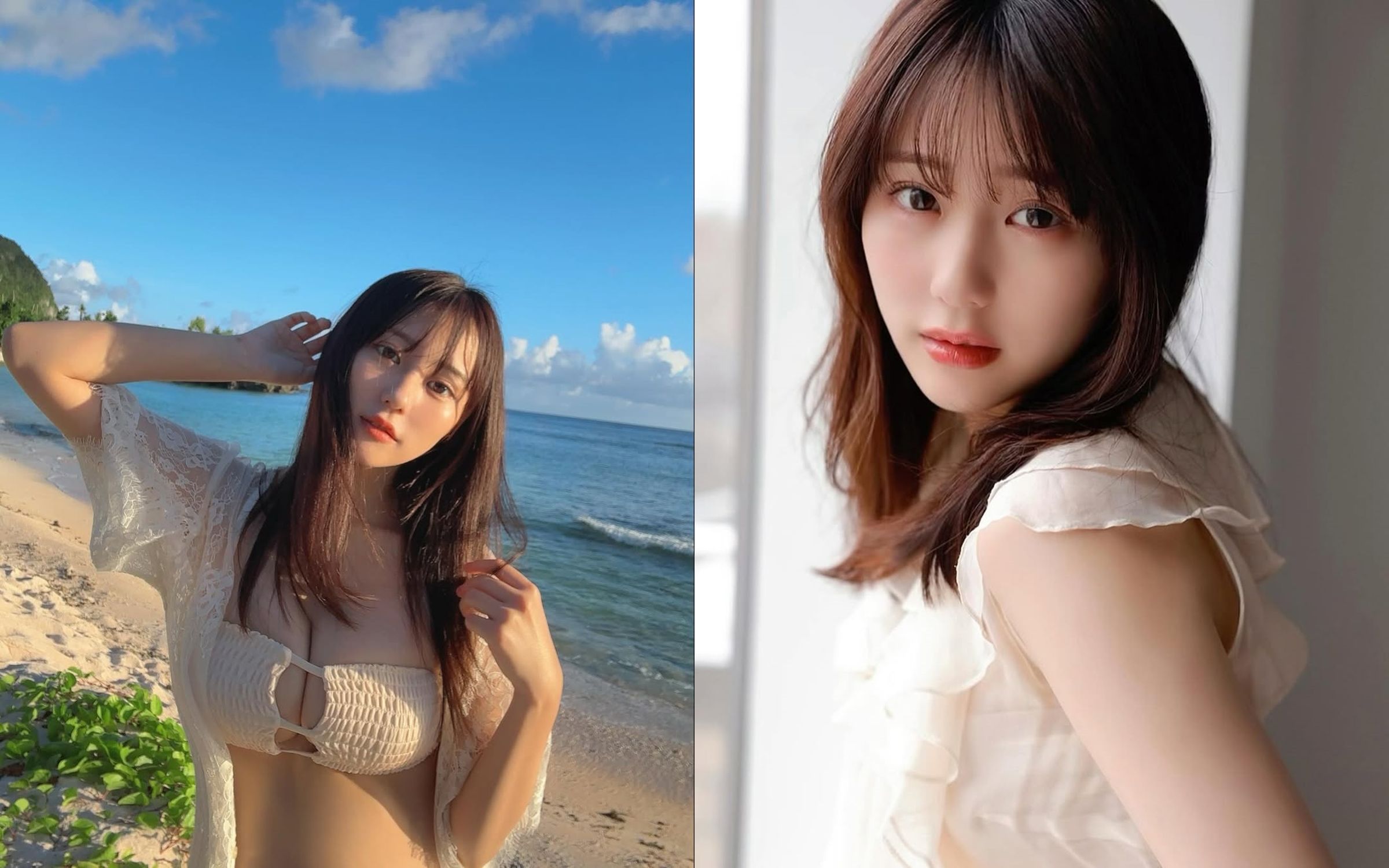 田中美久從偶像團體HKT48畢業後,推出個人寫真集。(翻攝IG@mikumonmon_48)