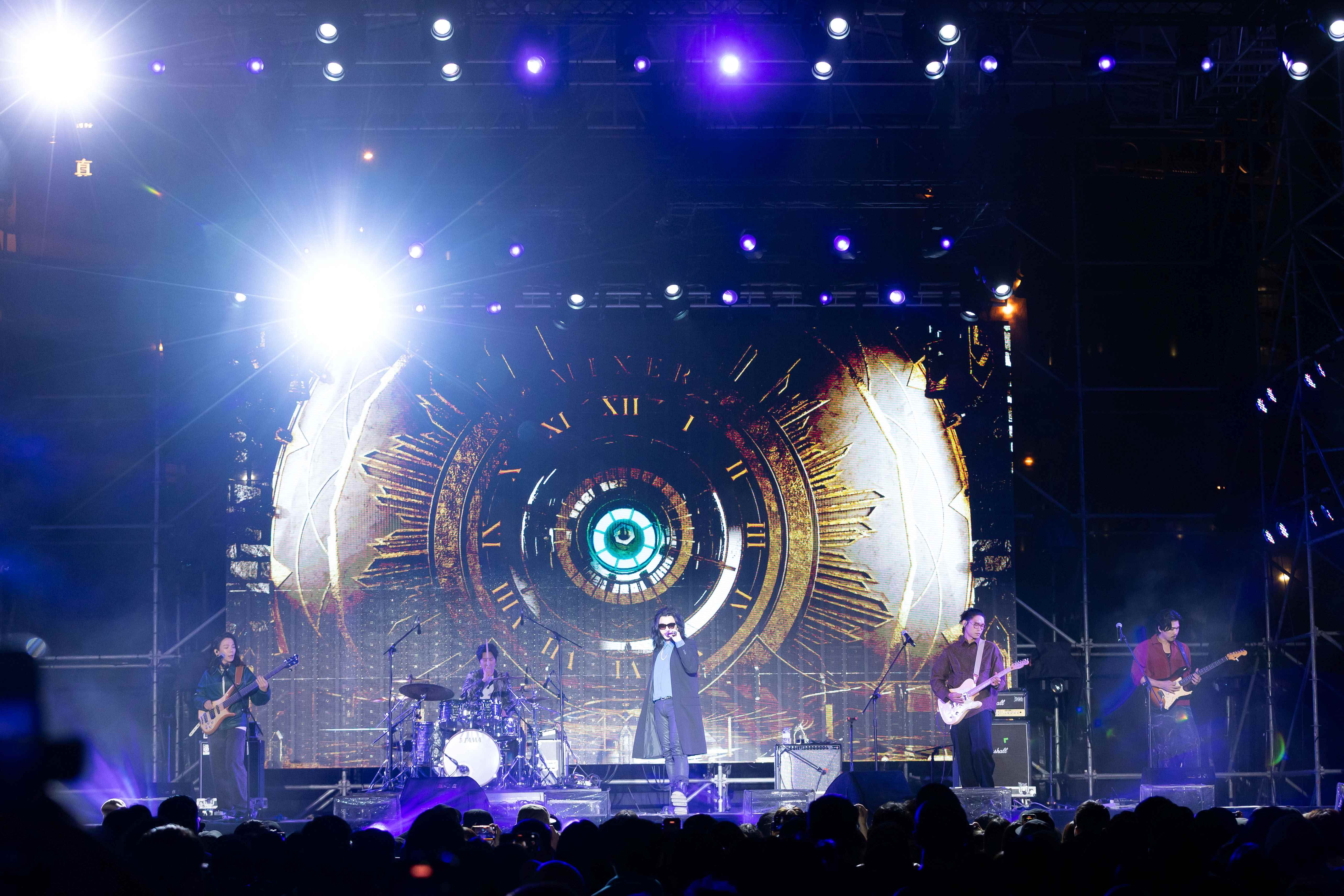 麋先生在呼叫音樂節火力全開。（呼叫音樂節提供）