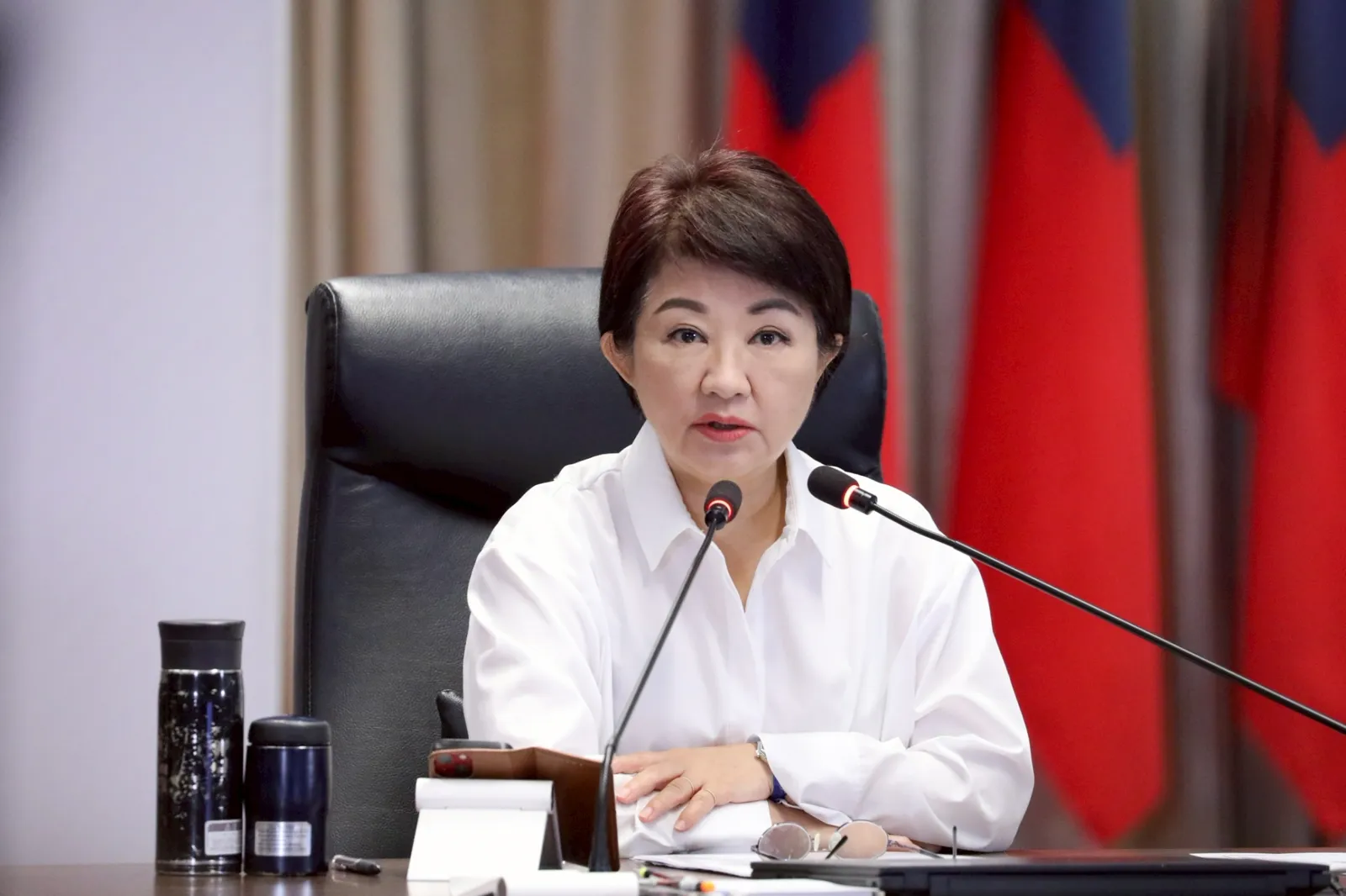 台中凌晨2幼童離世,對此,盧秀燕表示,「沉痛、不捨」。(翻攝台中市官網)