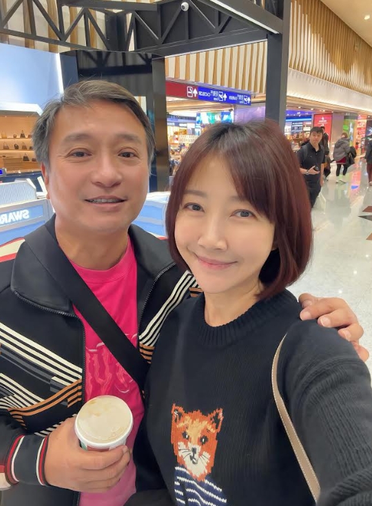 王中平與余皓然某次大吵一架,王中平氣到離家出走。(翻攝自余皓然臉書)
