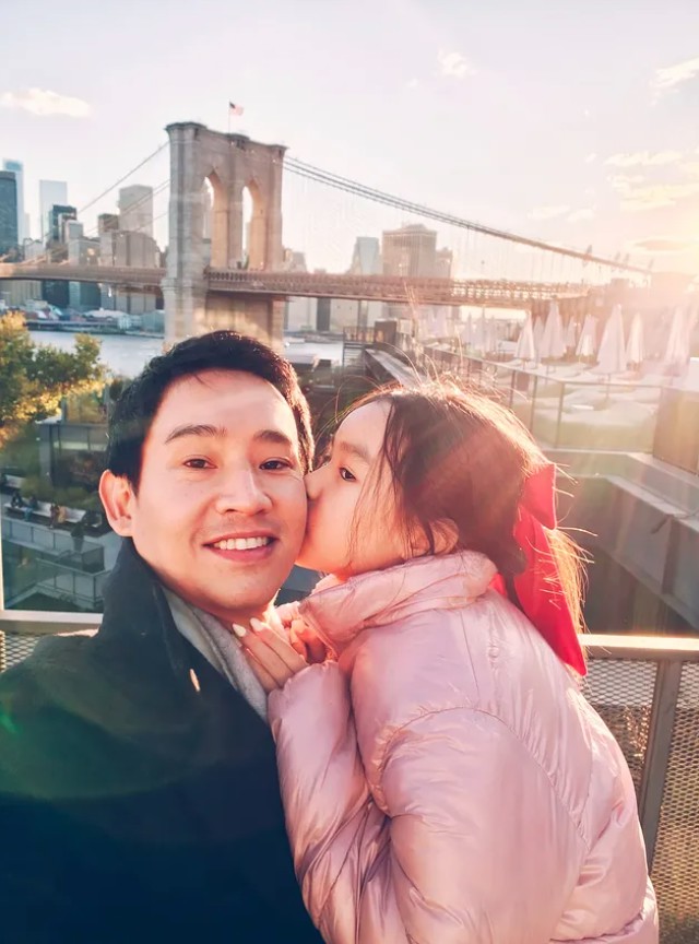 皮塔身為單親爸爸,9歲女兒皮萍是他扮演各種生命角色時的重要動力。(翻攝自皮塔IG)