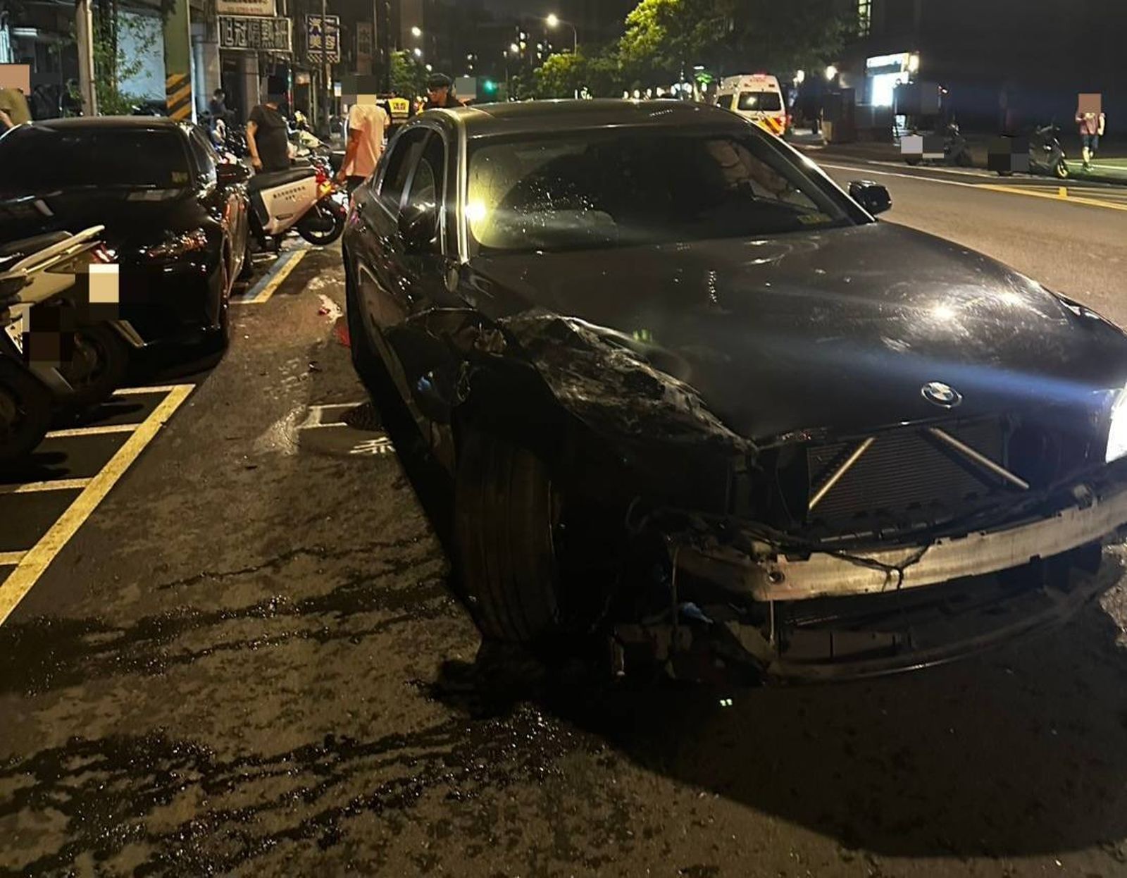 又是毒駕上路!北市南港BMW駕駛精神恍惚 沿路蛇行連撞4車