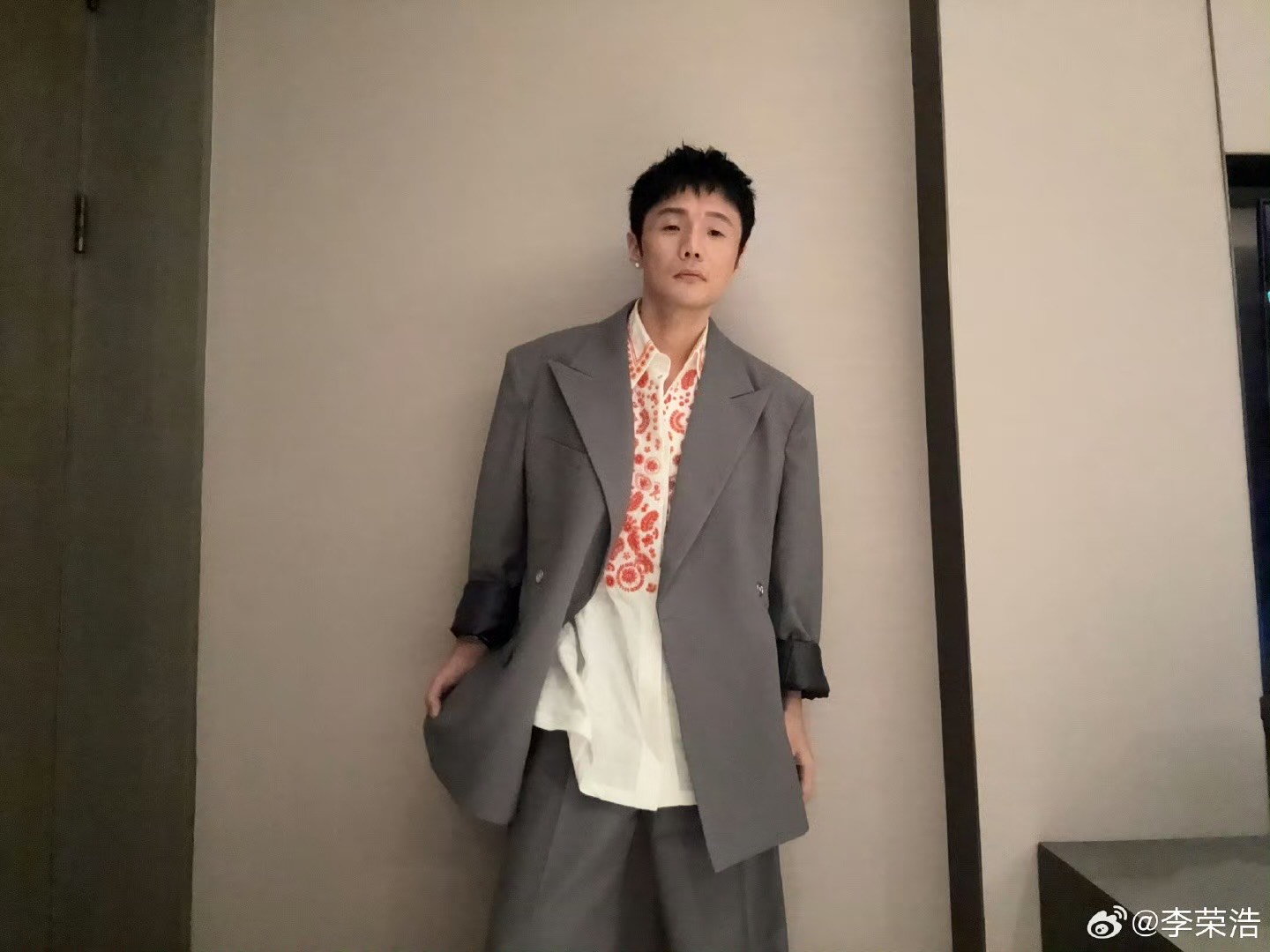 李榮浩再戰金曲歌王寶座。（翻攝自李榮浩微博）