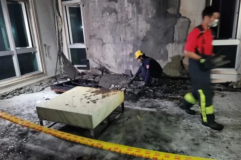 宜蘭院長妻墜谷獲救3天後竟命喪火場。（翻攝畫面）