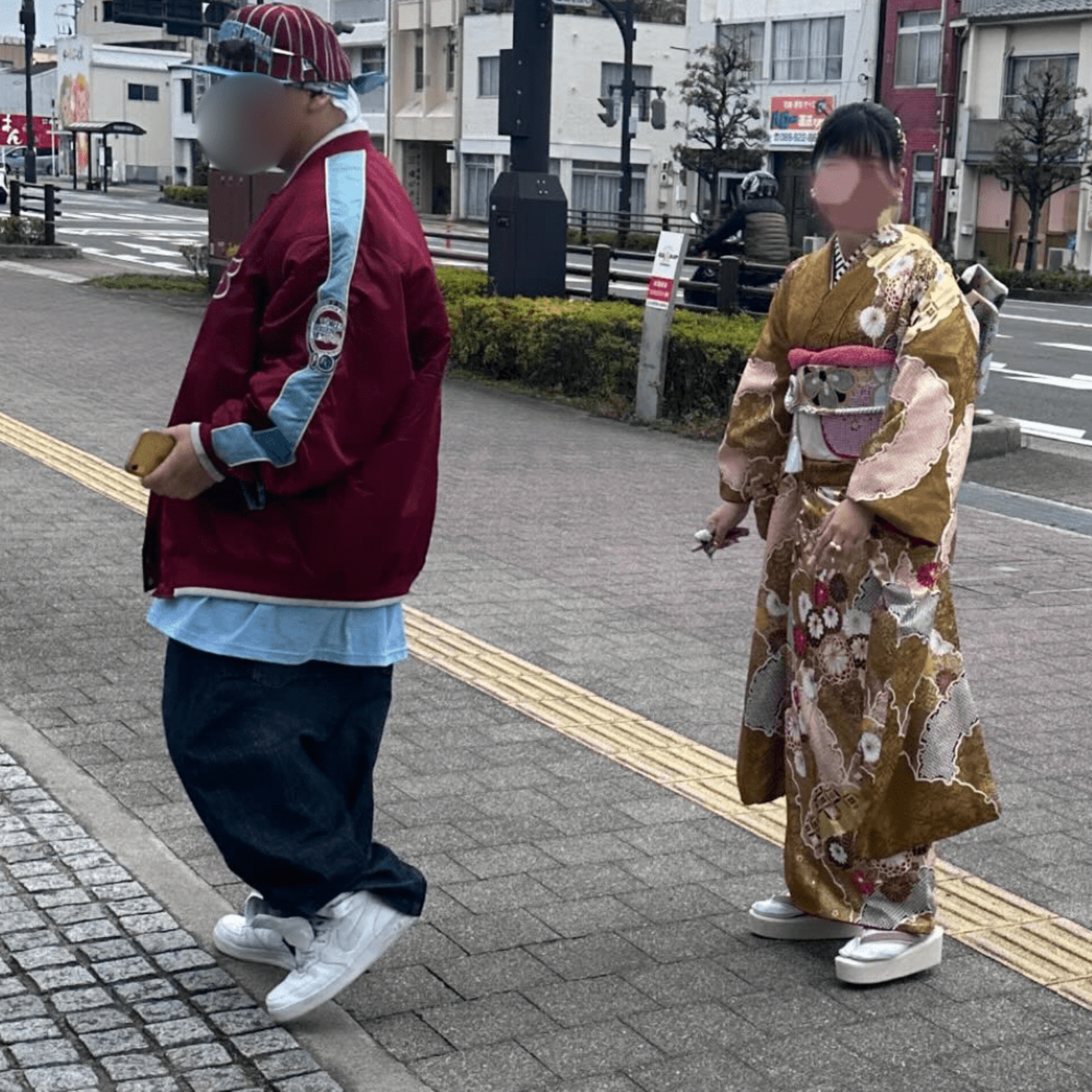 日本一對相差5歲的姊弟長大了。（翻攝自threads）