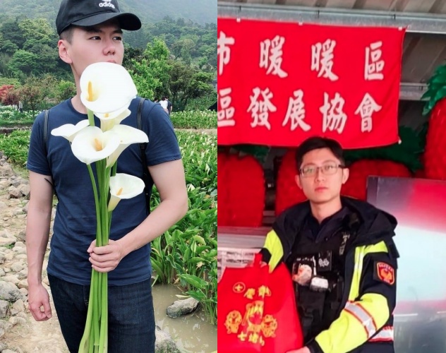 為更好地照顧因公傷亡的警察及其遺族，行政院修訂新的慰問金發給辦法。（翻攝自黃瑋震、基隆警馨雲臉書）