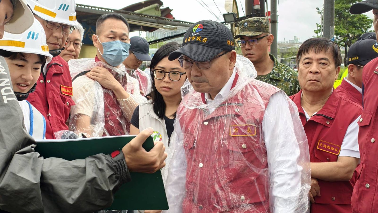 白海豚颱風襲台 侯友宜視察淡海二期工程:淡江大橋實施管制