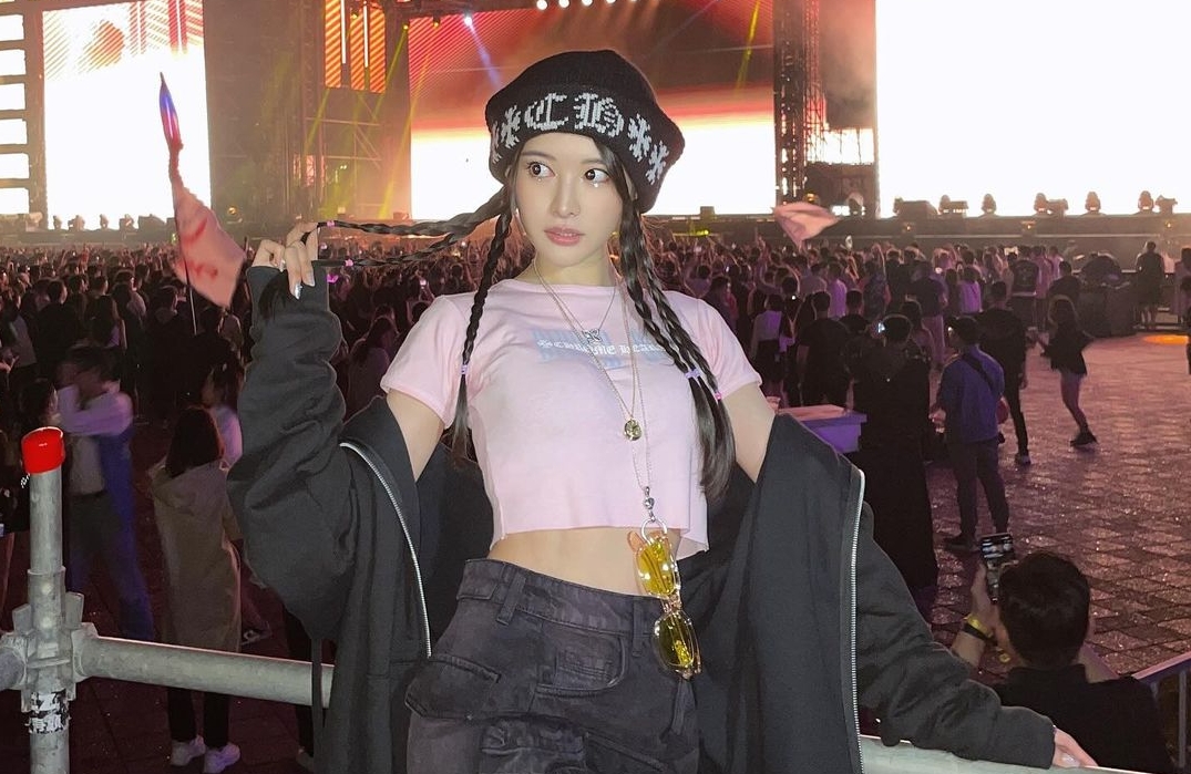今年6月引退的前AV影后相澤南日前悄悄跑來台灣電音節玩。（翻攝相澤南INS）