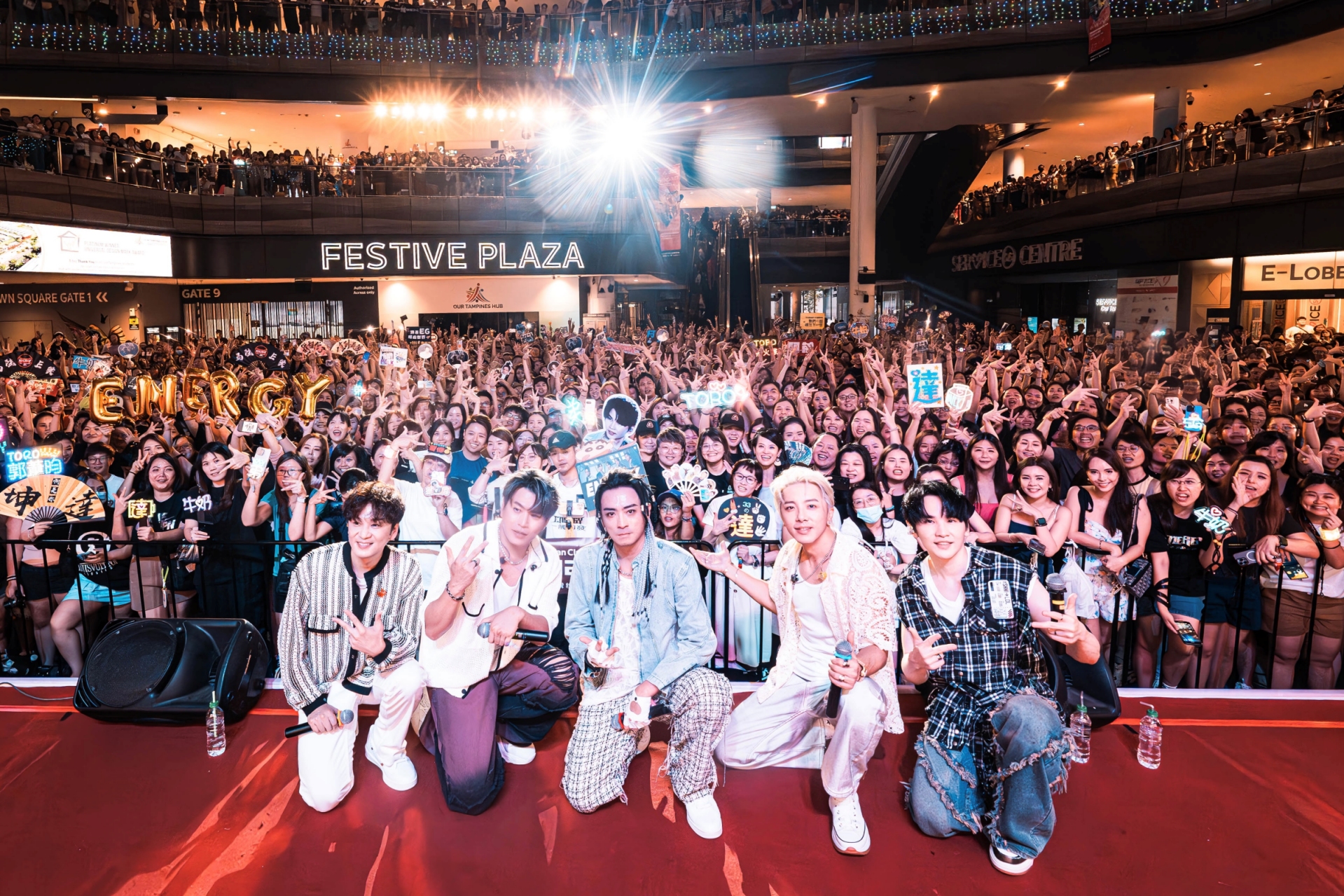 Energy睽違22年重返新加坡與歌迷見面，場面盛大。（相信音樂提供）