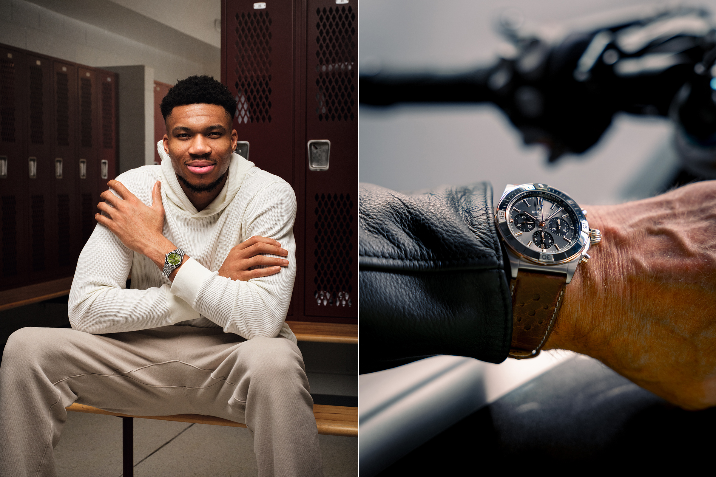 【新錶2024】百年靈大玩聯名！攜手字母哥與凱旋重機推限量錶