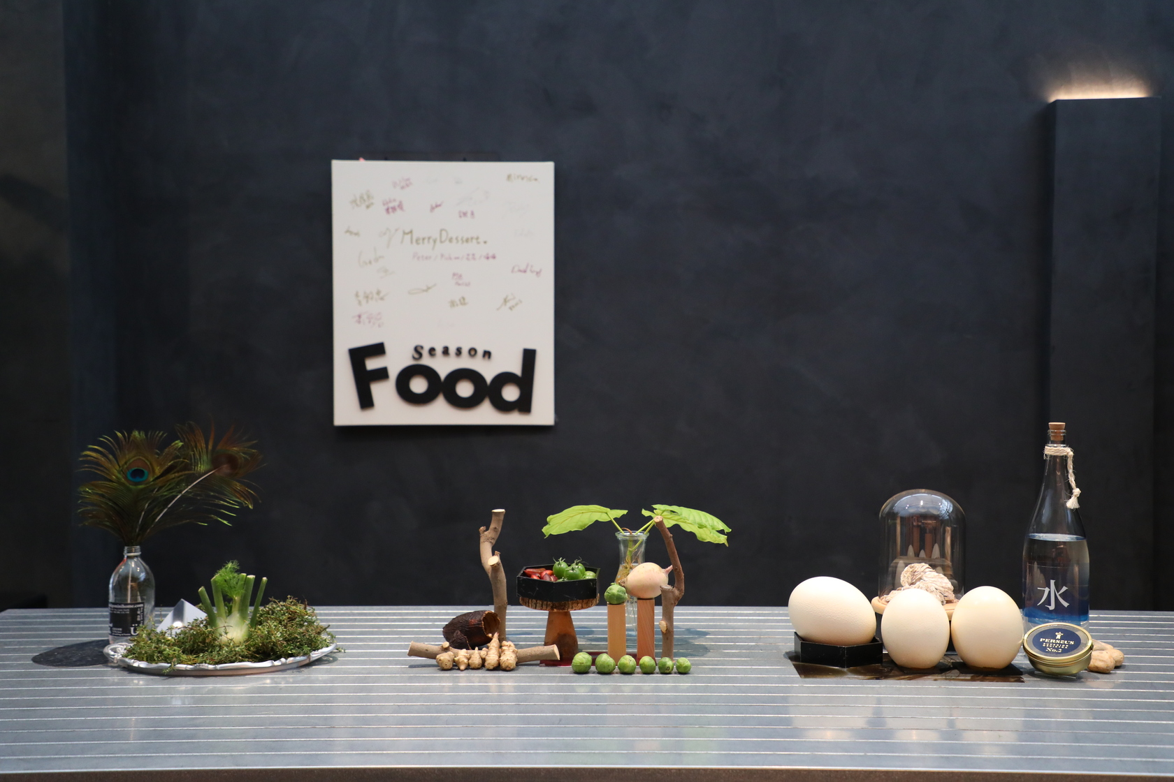 FoodSeason會依季節設計展覽，讓食材變得趣味，又可激發廚師的想像力。