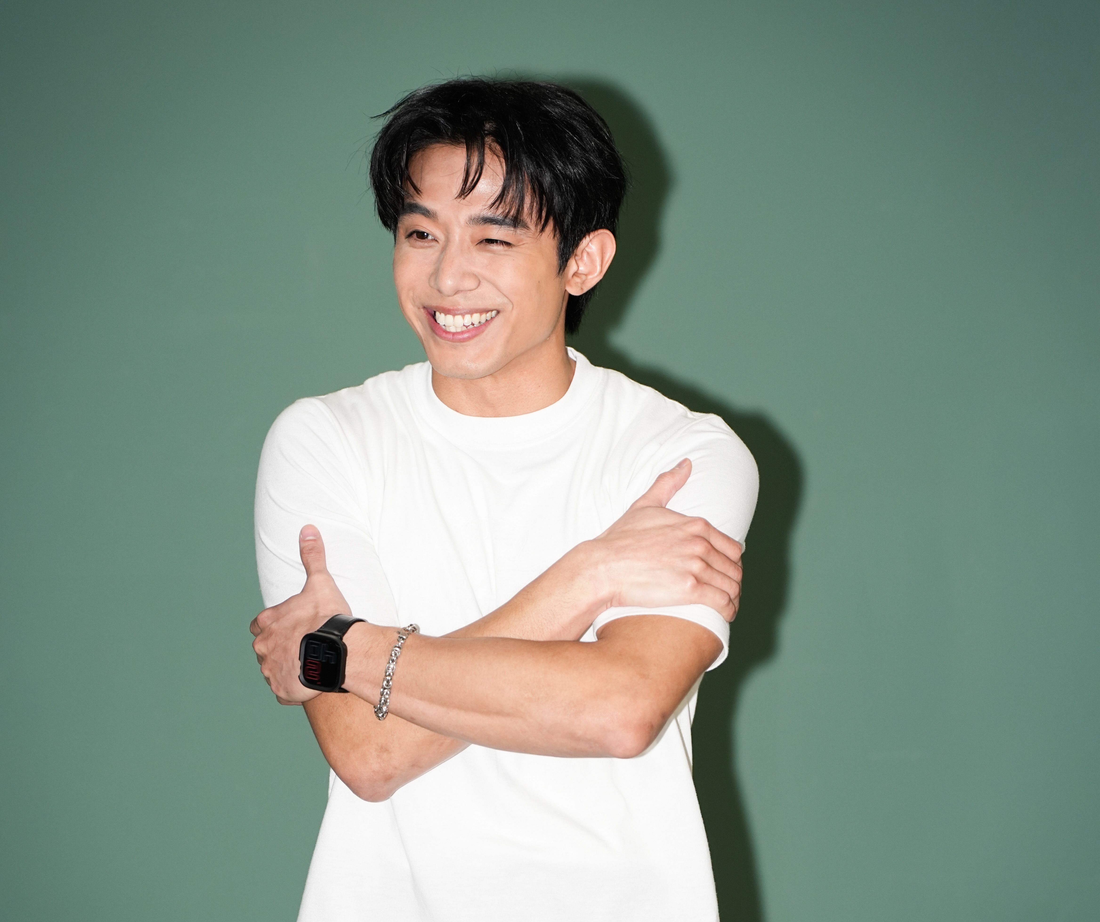 初孟軒今出席大愛記者會坦言在廣澤宮遇見王子邱勝翊但彼此沒有交集。