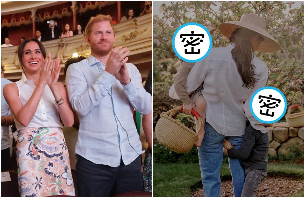 哈利與梅根育有一雙兒女，5歲的亞契和3歲的莉莉貝，一家四口住在美國加州的蒙特斯托莊園。（翻攝sussex.com、meghan IG）