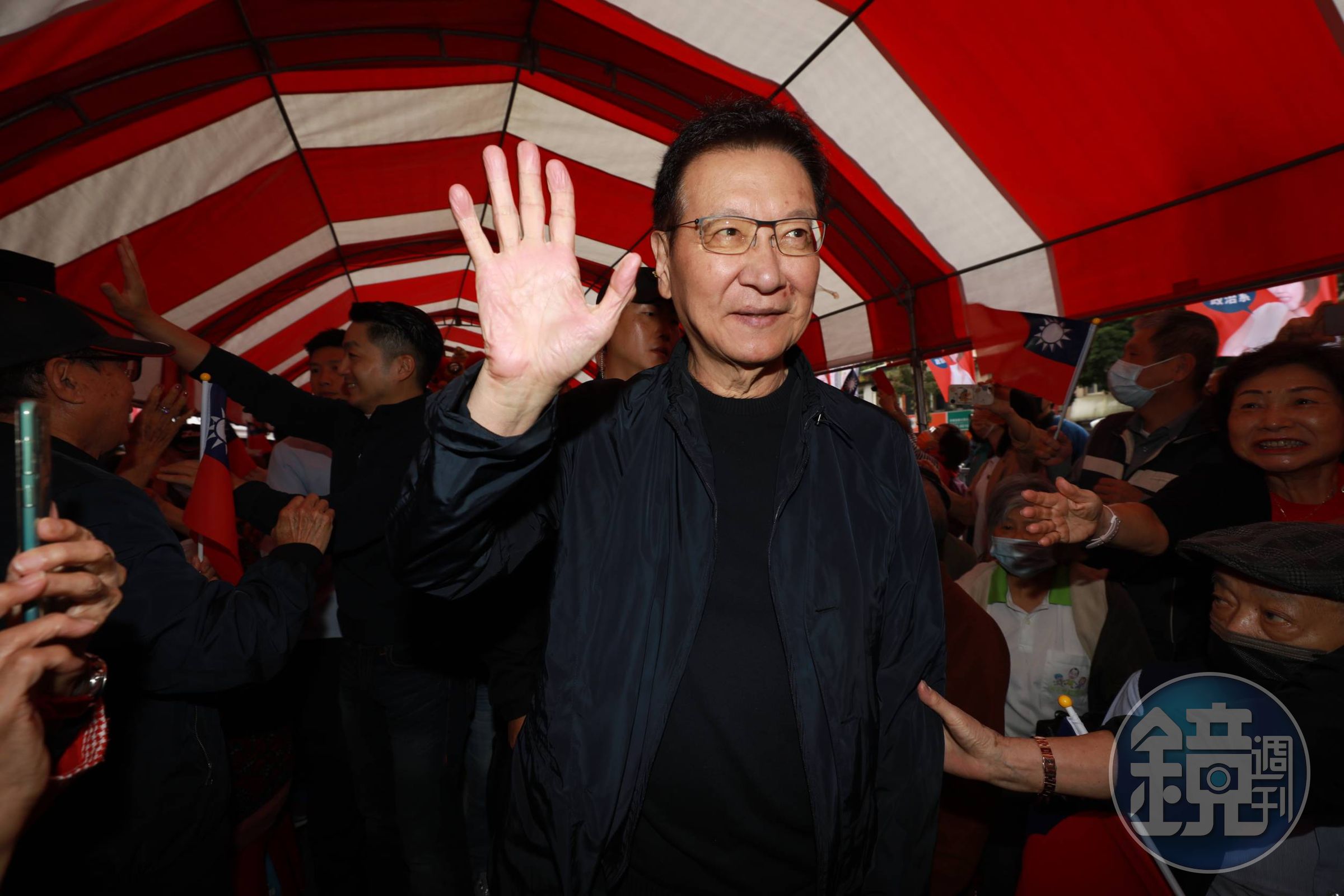 趙少康造勢時狂打戰爭牌，昔日同志姚立明說他每次選舉都這樣喊，「哪次應驗了」。