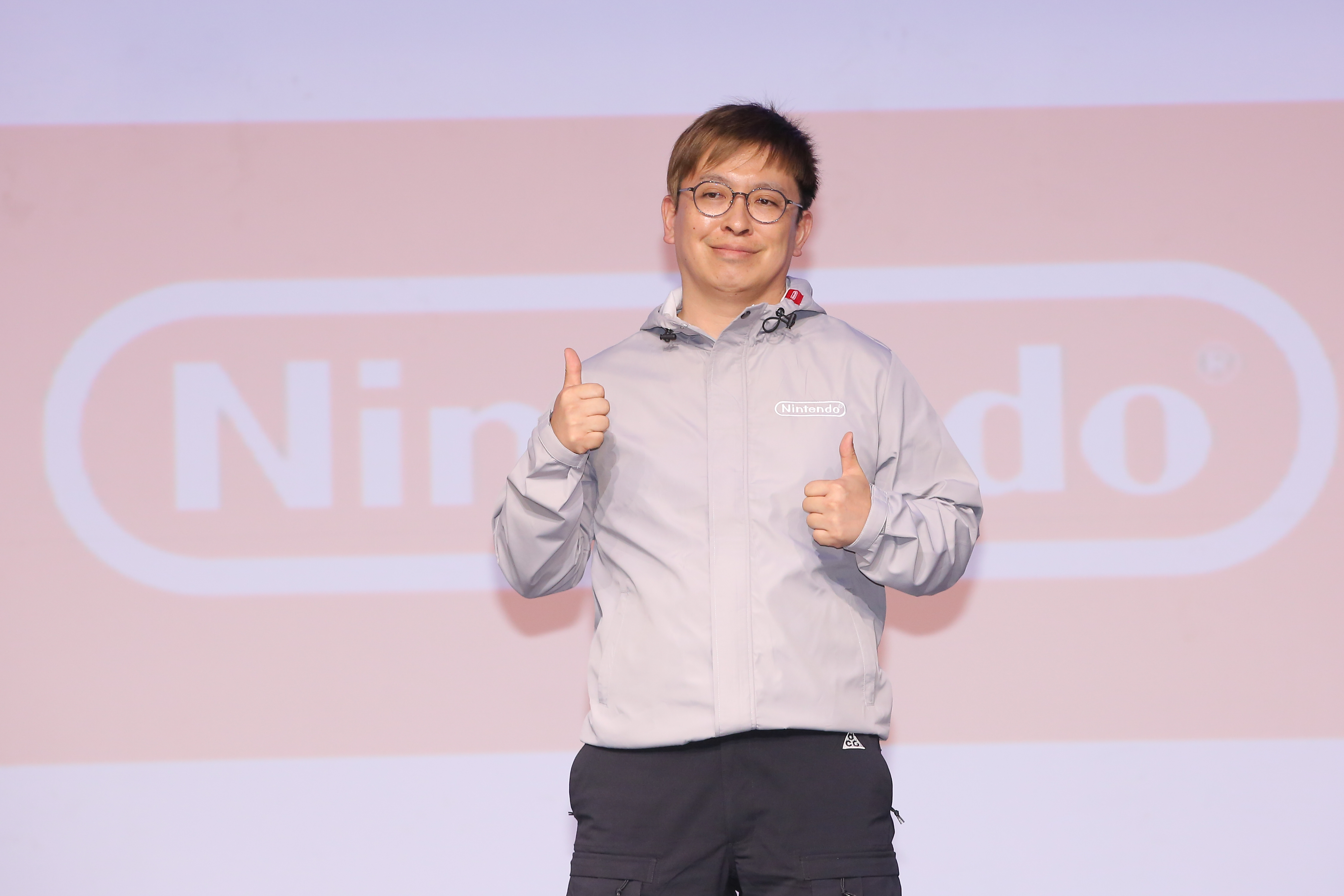 今年最大攤位業者,由遊戲機大廠任天堂拿下。圖為香港商任天堂香港有限公司台灣分公司董事長松本浩之。