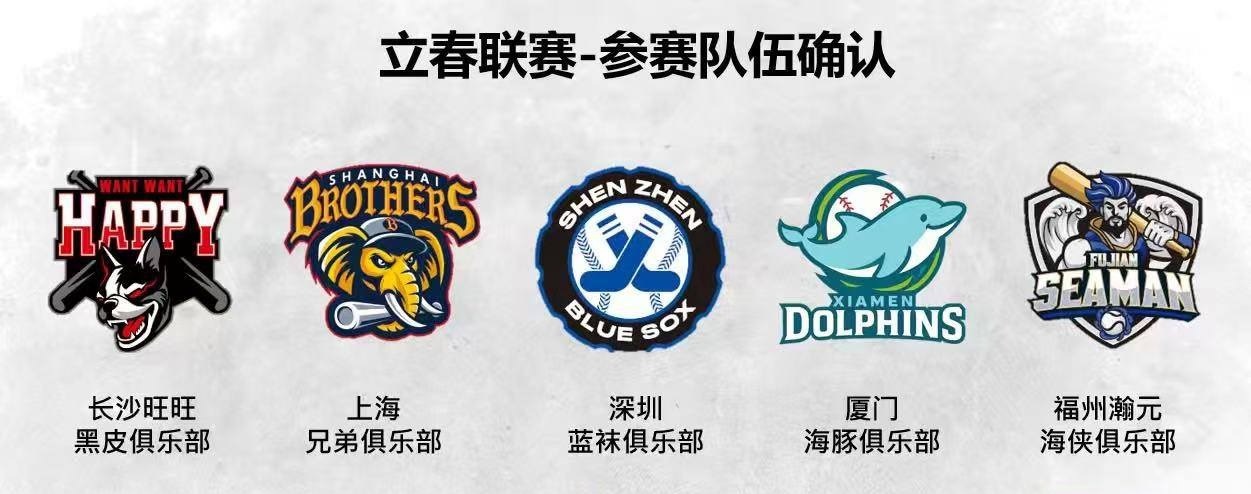 中國新創職棒聯盟「中國棒球城市聯賽」因各隊logo及規章引發爭議。（翻攝自CBL中國棒球聯賽臉書）