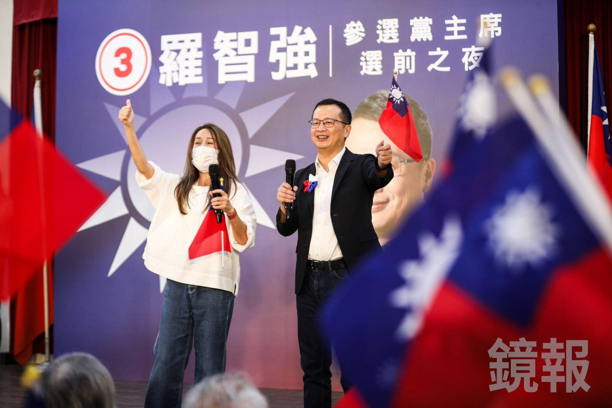 無黨籍立委高金素梅(左)今遭搜索。(資料照;鏡報鄒保祥)